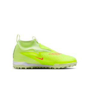 Nike Jr. Phantom 6 High Academy Turf "Hyper Crimson/Limelight/Black" Grade School Kids' Soccer Shoe