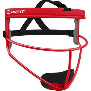 RIP-IT Women's Defense Softball Fielder's Mask - Scarlet
