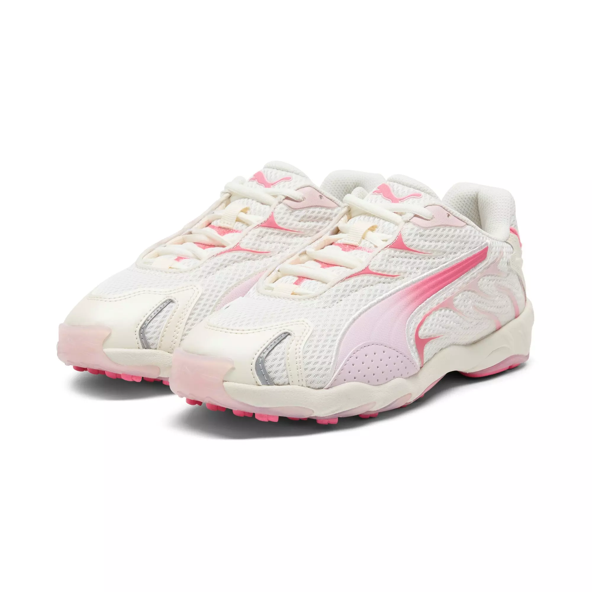 PUMA Inhale "Off White/White/Pink" Women's Shoe - OFF WHITE/WHITE/PINK