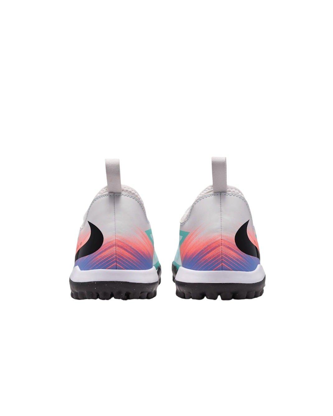 Nike Jr. Phantom 6 Low Academy Turf NU "Pistachio Frost/Hyper Orange" Grade School Kids' Soccer Shoe - PISTACHIO/ORANGE Thumbnail View 5