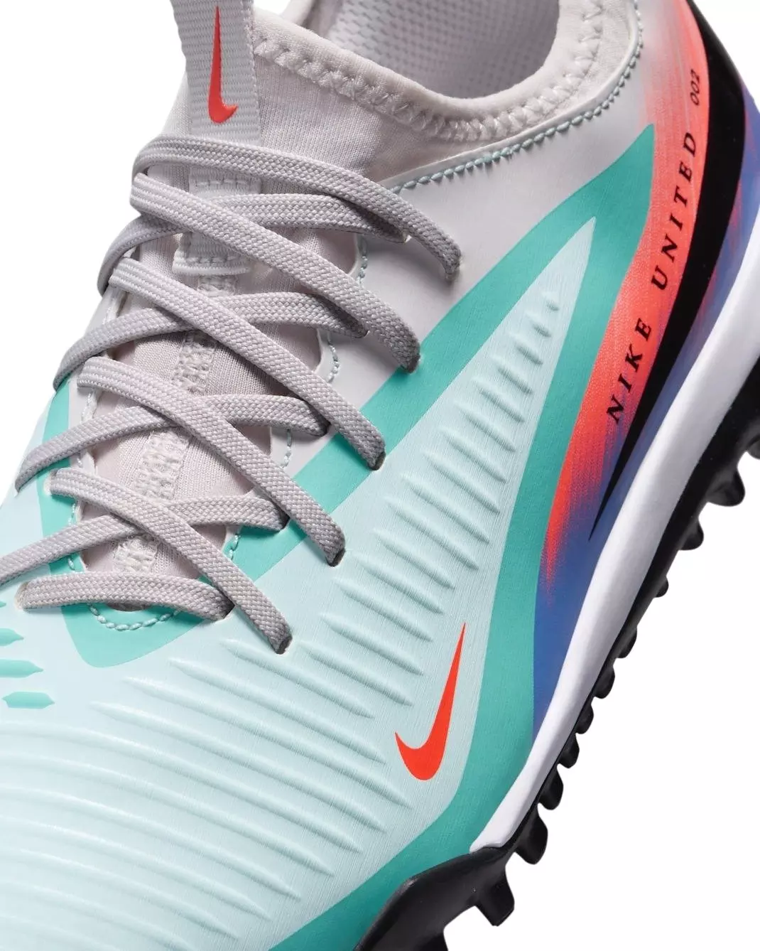 Nike Jr. Phantom 6 Low Academy Turf NU "Pistachio Frost/Hyper Orange" Grade School Kids' Soccer Shoe - PISTACHIO/ORANGE