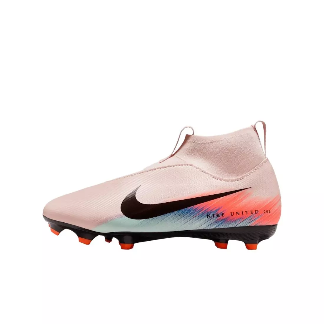Nike JR Superfly 10 Academy MG "Silt Red/Racer Blue" Grade School Kids' Soccer Cleat - RED/BLUE