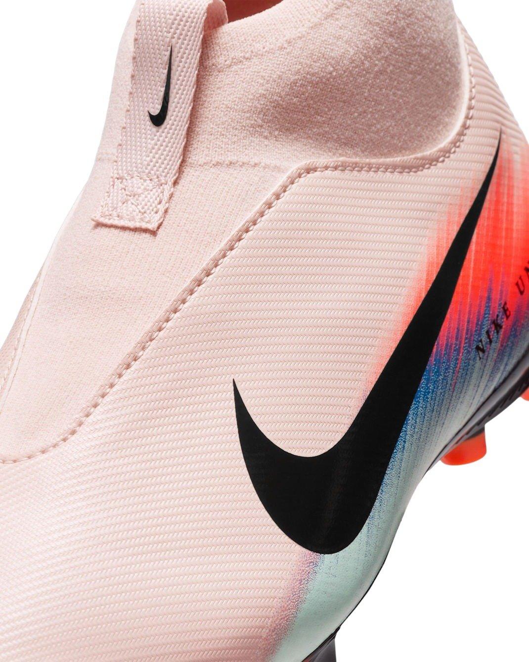 Nike JR Superfly 10 Academy MG "Silt Red/Racer Blue" Grade School Kids' Soccer Cleat - RED/BLUE Thumbnail View 6