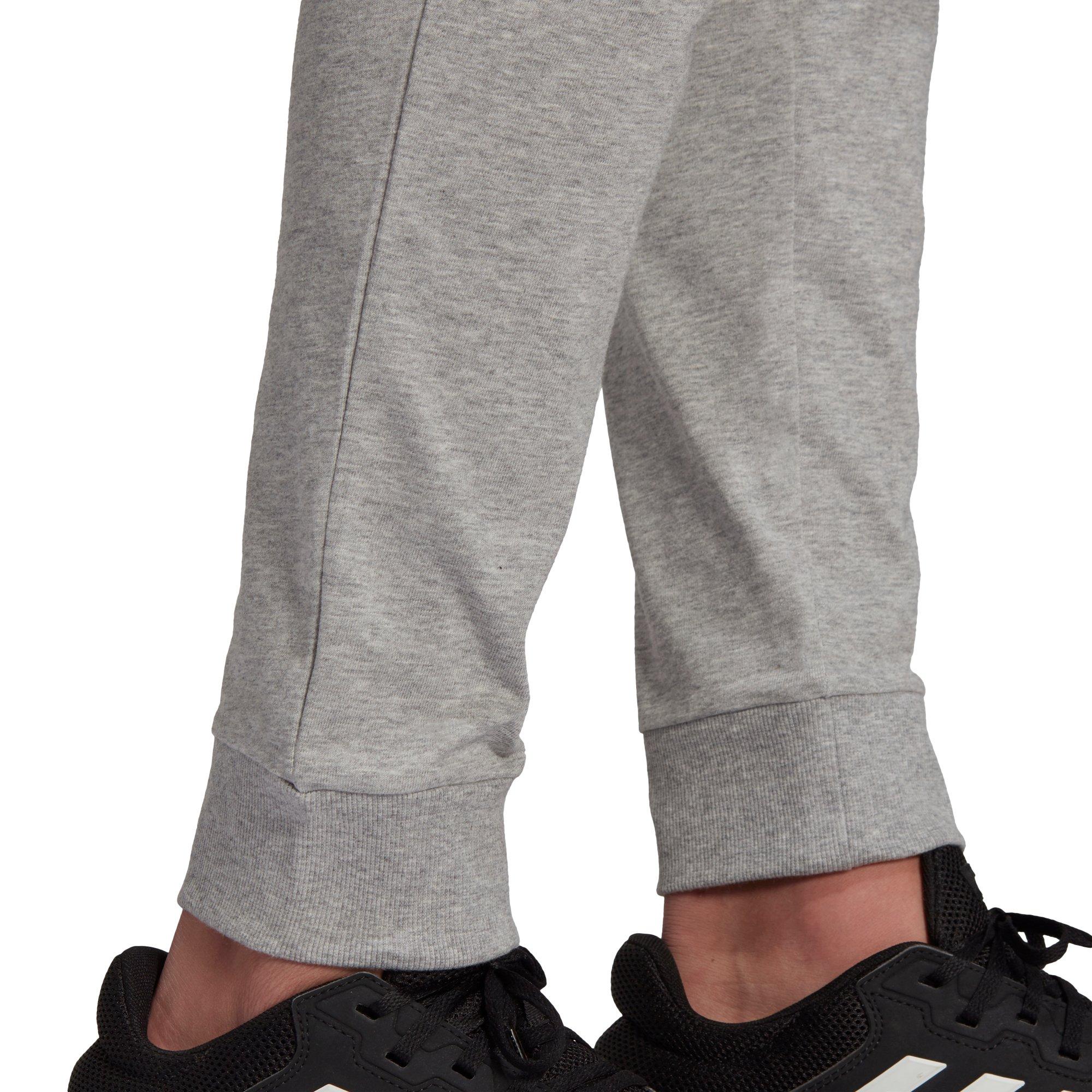 adidas,Mens,Essentials Single Jersey Tapered Cuffed Pants,Medium Grey  Heather,X-Small : : Clothing, Shoes & Accessories
