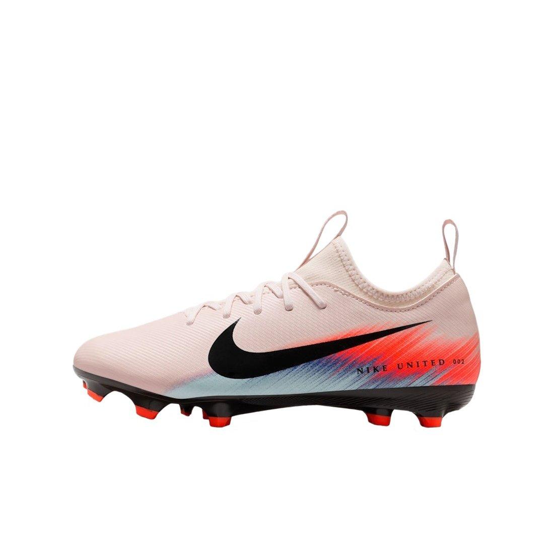 Nike United Jr. Mercurial Vapor 16 Academy "Silt Red/Racer Blue" Grade School Kids' Soccer Cleat - RED/BLUE Thumbnail View 2