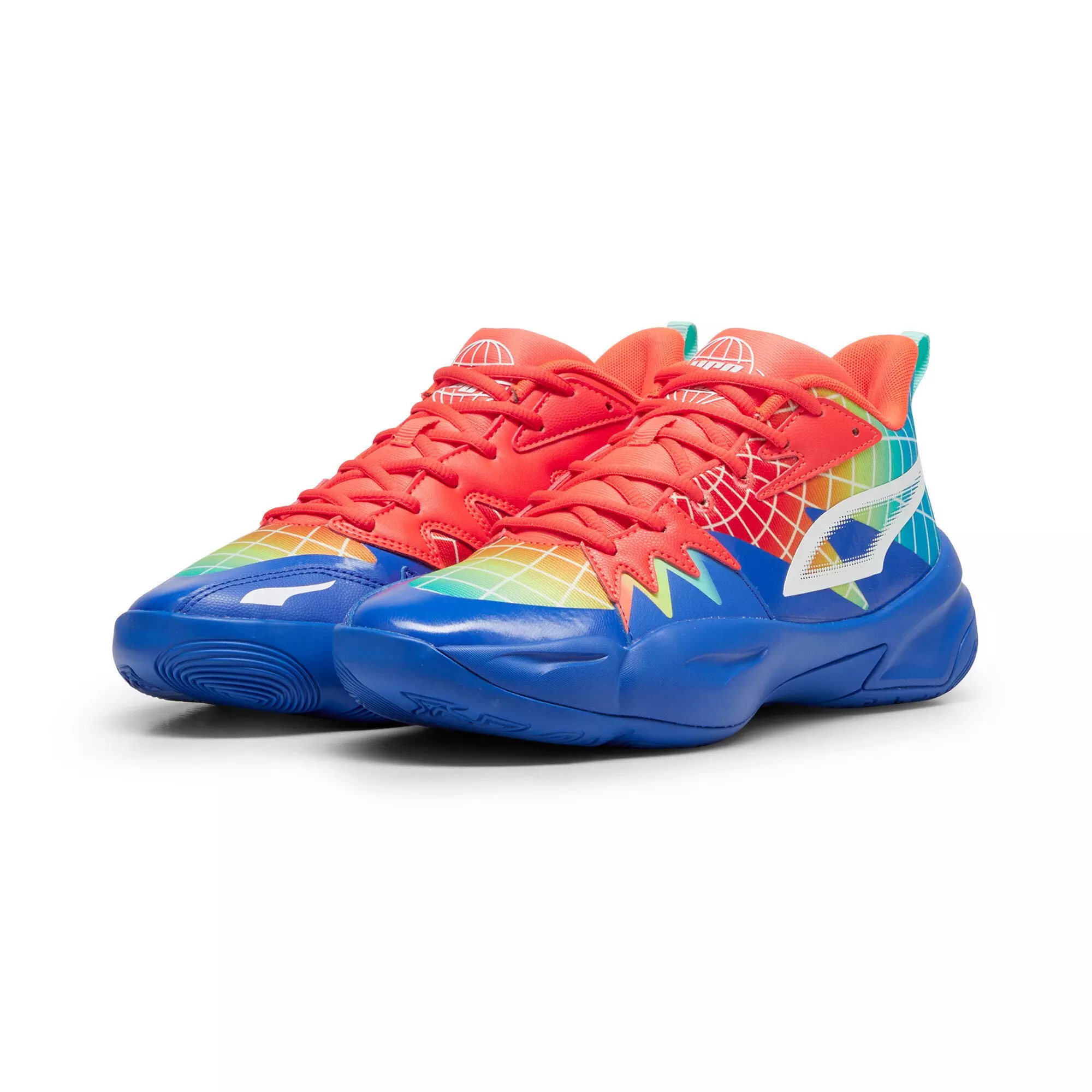 PUMA Genetics Marcus Smart "Royal Sapphire/Red Blast" Men's Basketball Shoe - ROYAL/RED