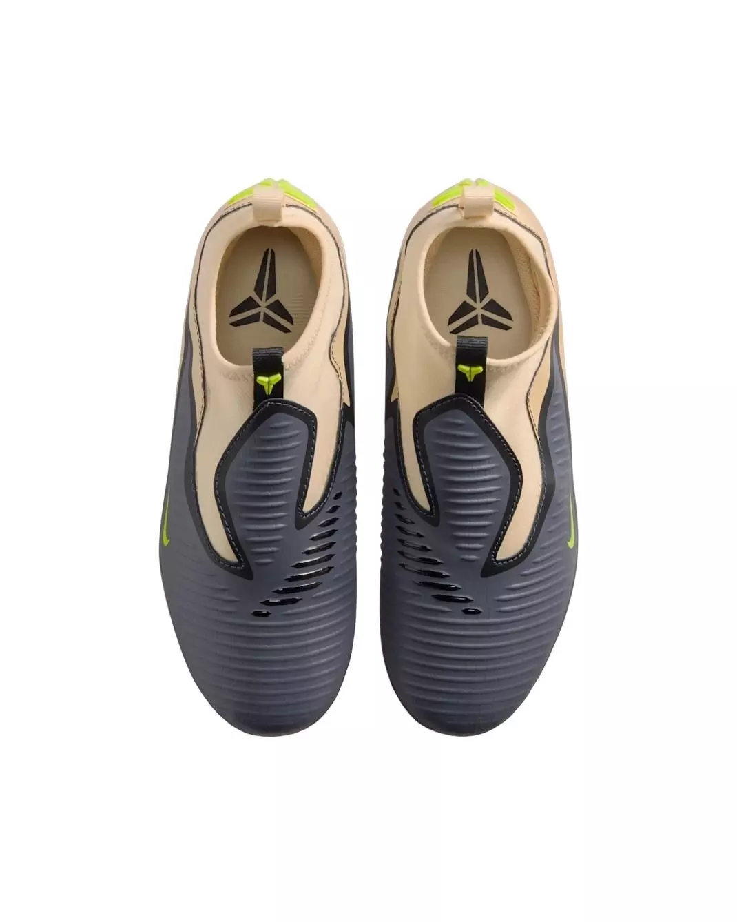 Nike Jr. Phantom 6 High Academy MG "Phantom/Black" Grade School Kids' Soccer Cleat - PHANTOM/BLACK