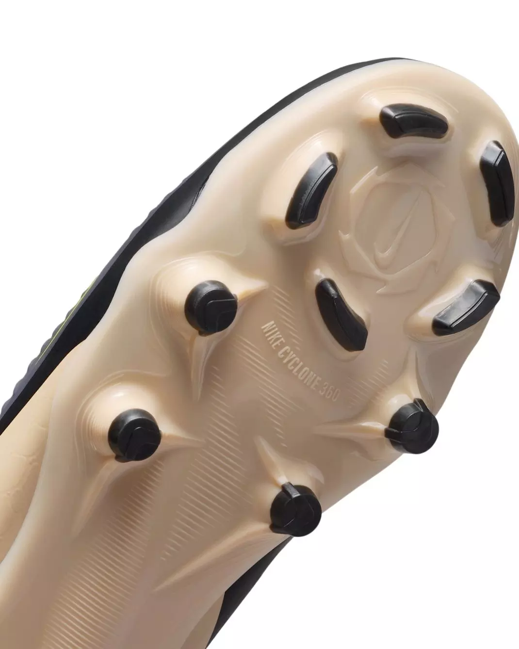 Nike Jr. Phantom 6 High Academy MG "Phantom/Black" Grade School Kids' Soccer Cleat - PHANTOM/BLACK