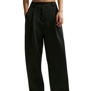 Nike Women's Pregame Fleece Loose Mid-Rise Trousers - Black - BLACK