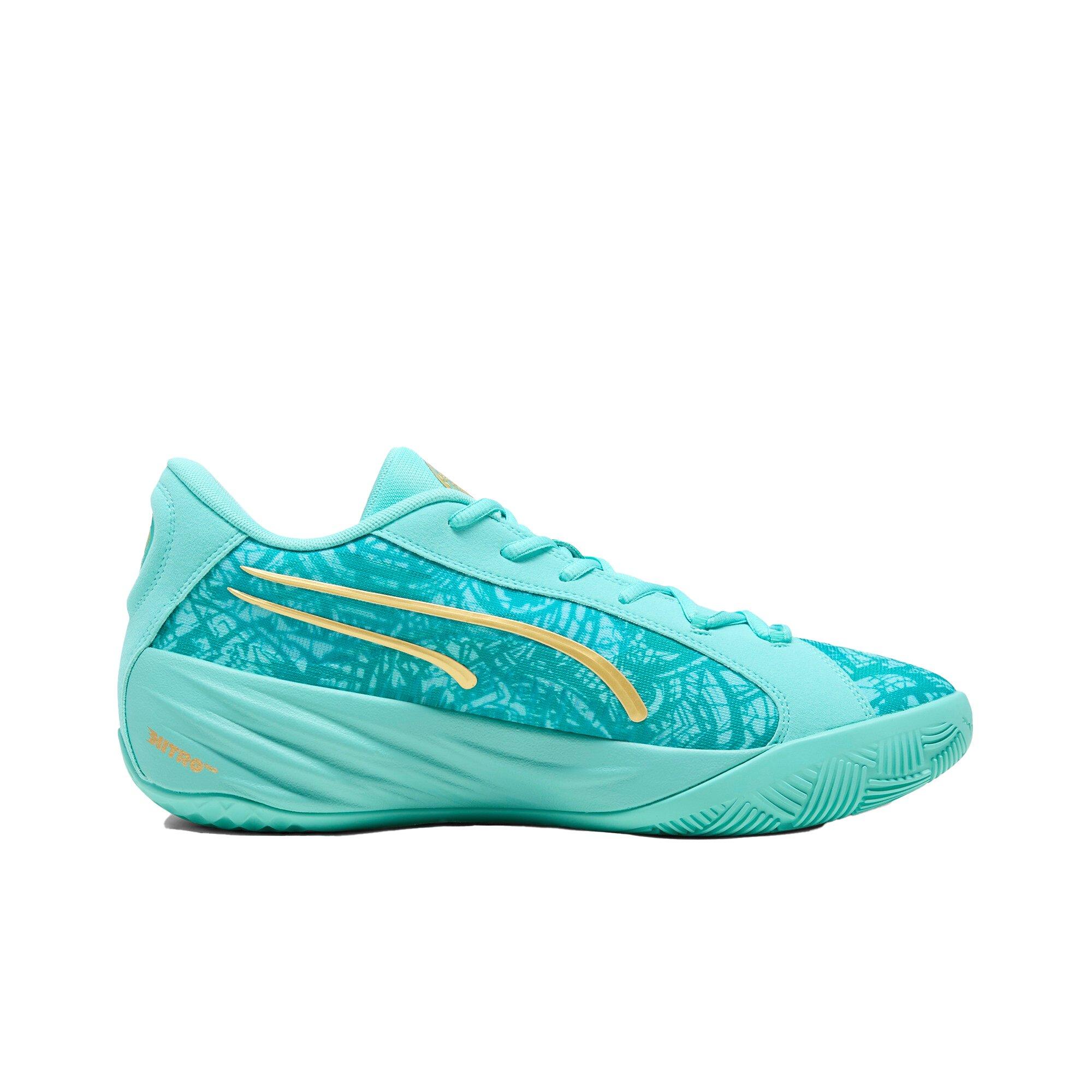 PUMA All-Pro Nitro Mexico "Aquatic/Sparkling Green" Men's Basketball Shoe - AQUATIC/GREEN Thumbnail View 1