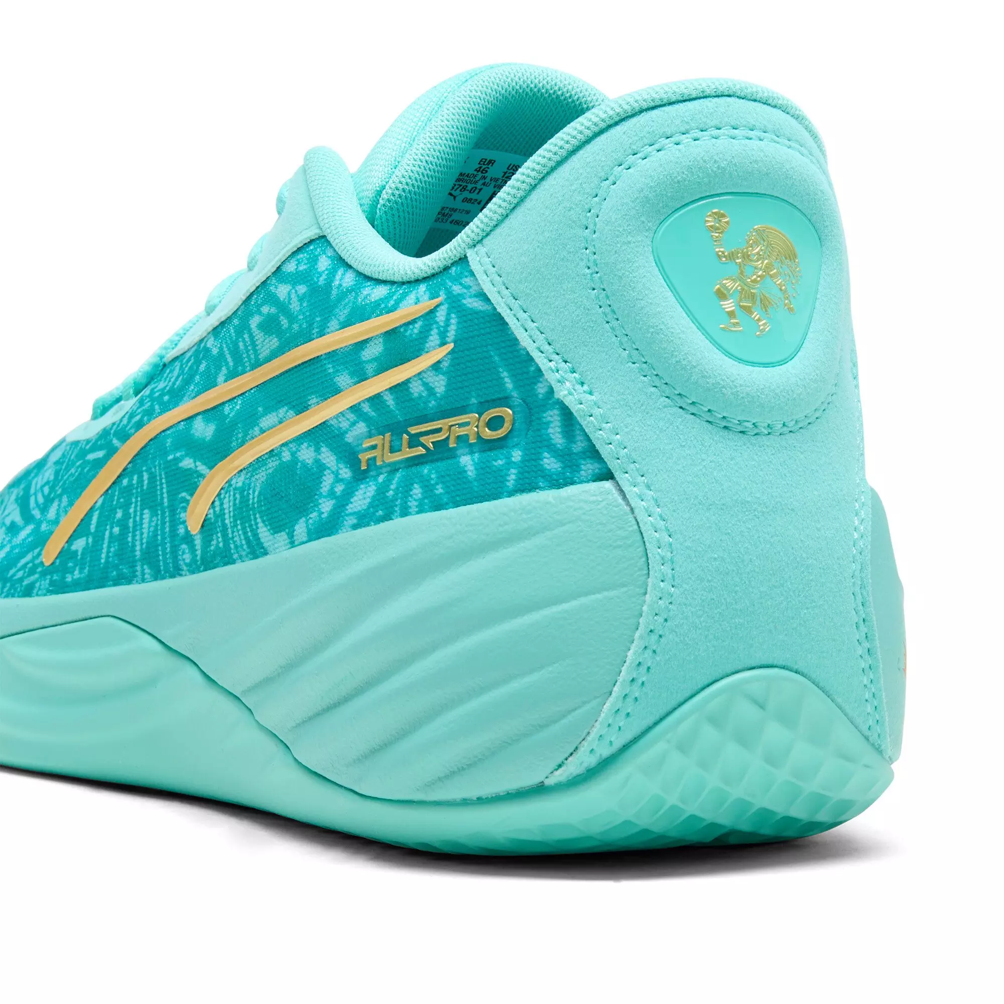 PUMA All-Pro Nitro Mexico "Aquatic/Sparkling Green" Men's Basketball Shoe - AQUATIC/GREEN