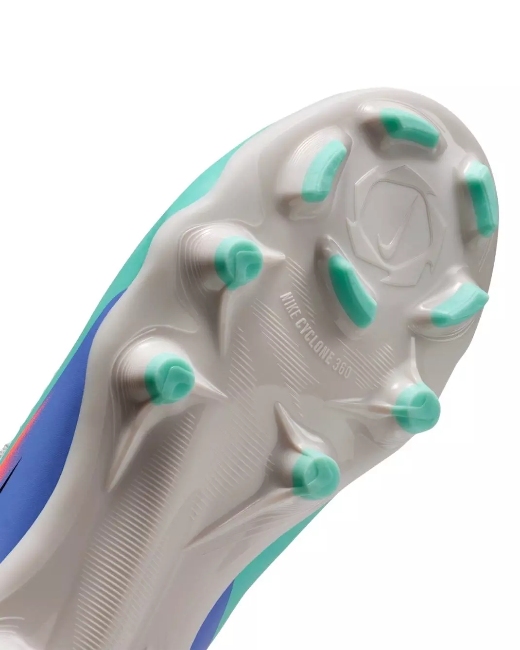 Nike JR Phantom 6 Low Academy MG "Pistachio Frost/Hyper Orange" Grade School Kids' Soccer Cleat - PISTACHIO/ORANGE