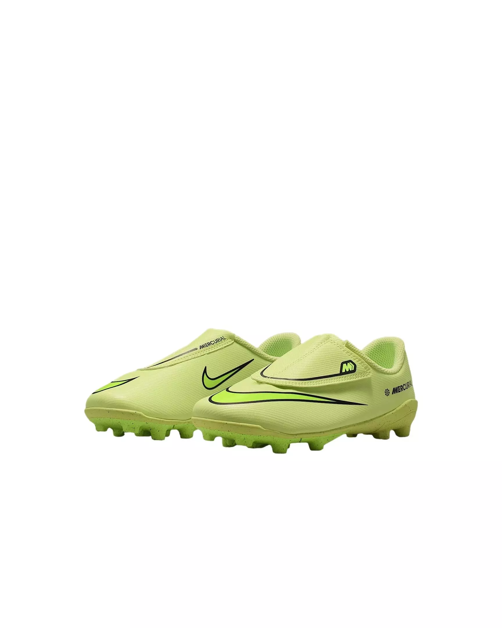 Nike Jr. Mercurial Vapor 16 Club MG "Limelight/Hyper Crimson/Volt" Preschool Kids' Soccer Cleat - LIMELIGHT/CRIMSON/VOLT