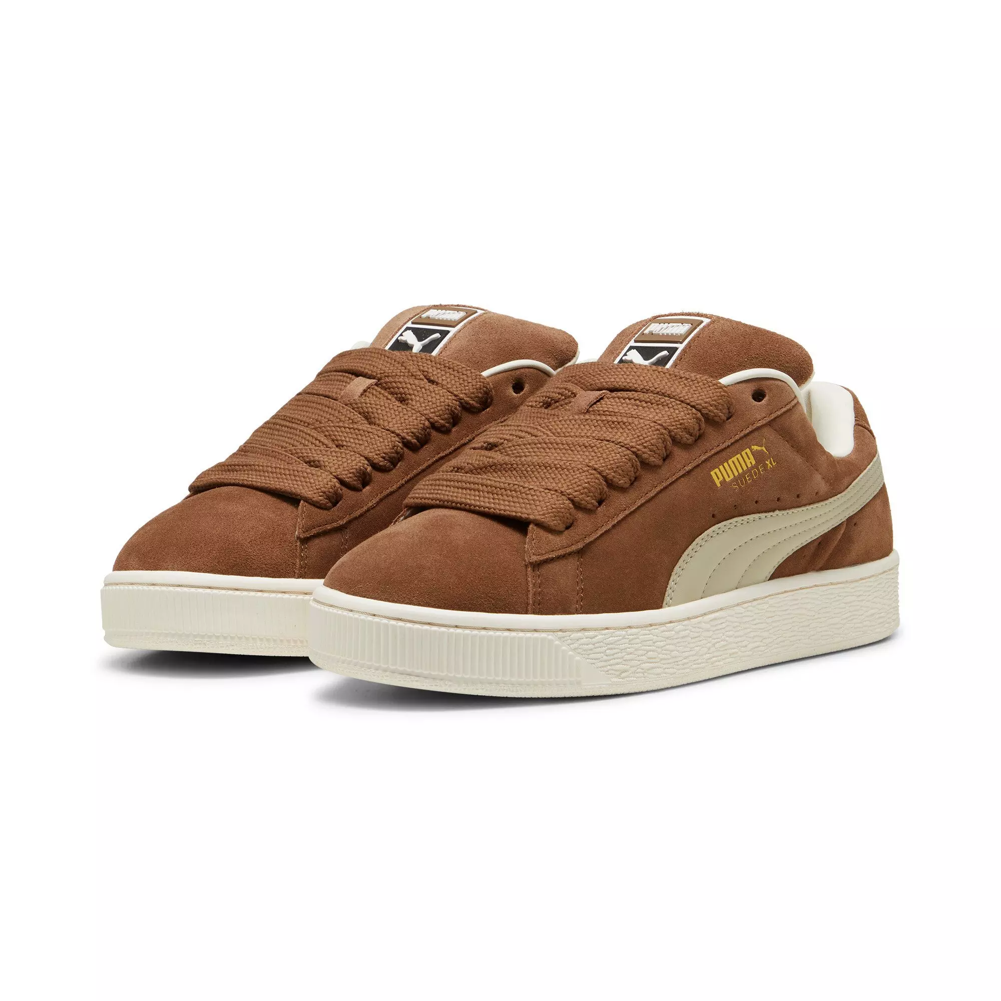 PUMA Suede XL "Haute Coffee/Desert Dust" Men's Shoe - COFFEE/DUST
