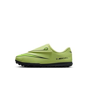 Nike Jr. Mercurial Vapor 16 Club Turf "Limelight/Hyper Crimson/Volt" Preschool Kids' Soccer Shoe