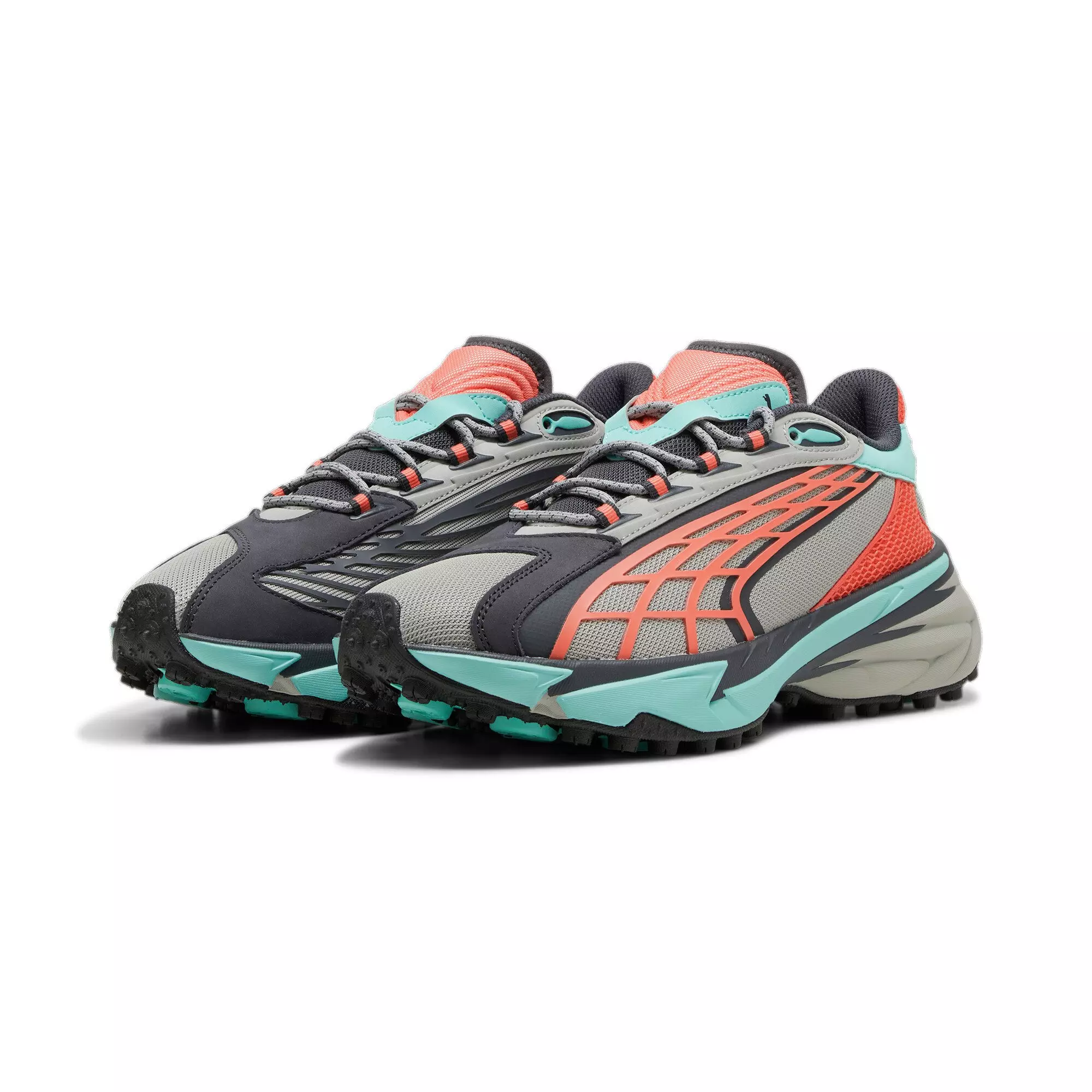 PUMA Spirex "Smokey Grey/Salmon" Men's Shoe - GREY/SALMON