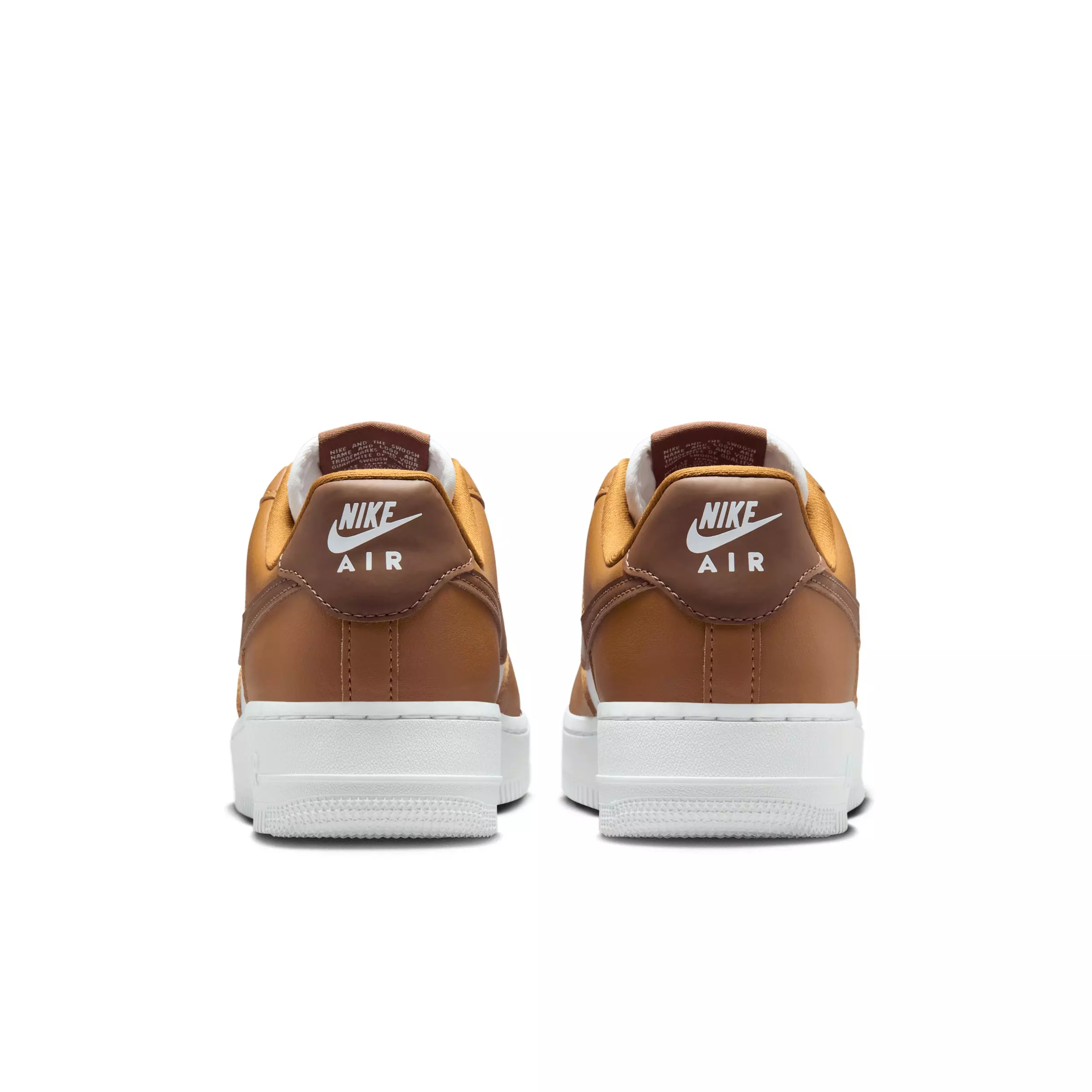 Nike Air Force 1 '07 "Hazelnut/White/Metallic Silver/Fauna Brown" Women's Shoe - HAZELNUT/WHITE/SILVER/BROWN