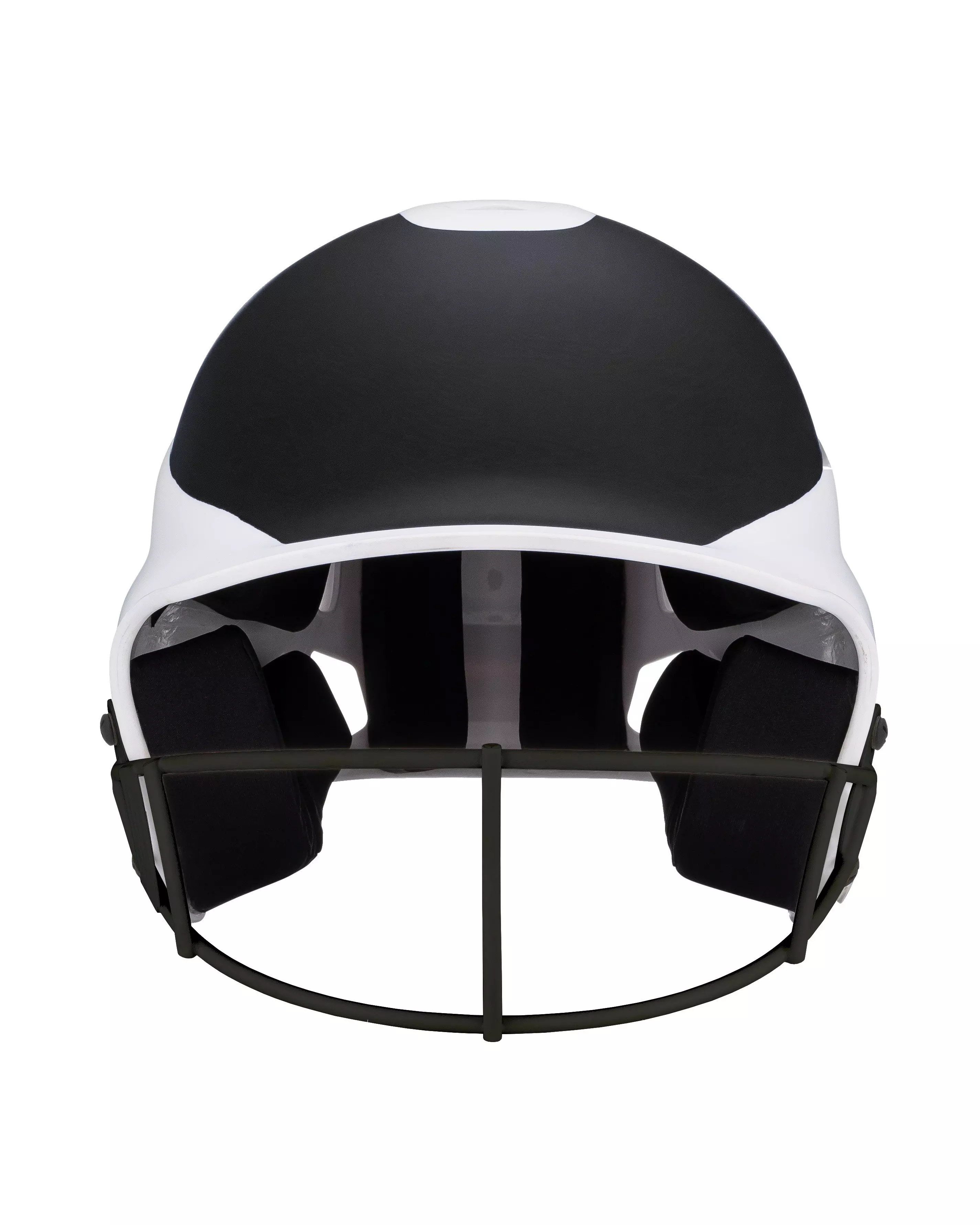 RIP-IT Vision Pro Two-Tone Matte S/M Softball Helmet - BLACK/WHITE