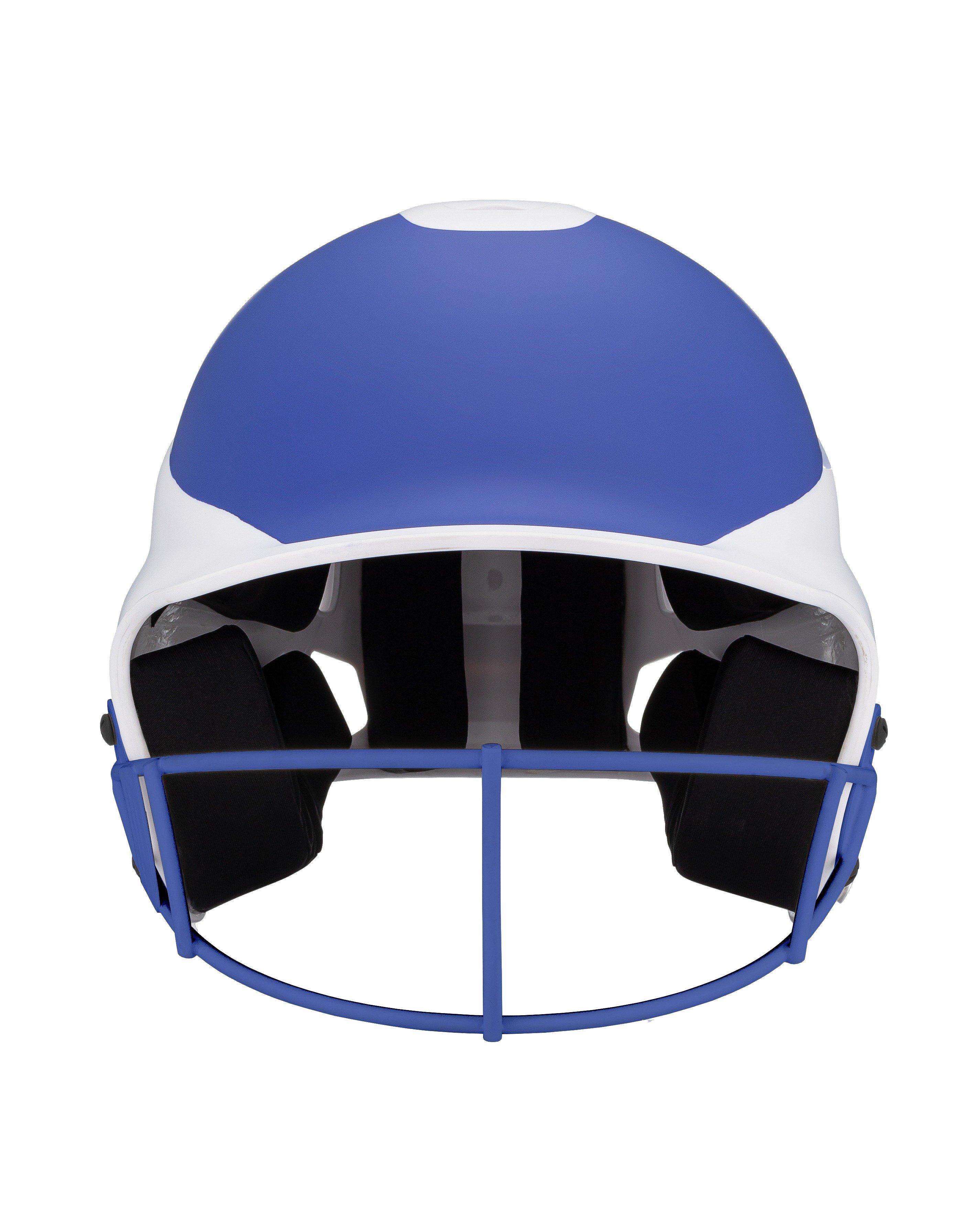 RIP-IT Vision Pro Two-Tone Matte S/M Softball Helmet - ROYAL/WHITE Thumbnail View 3