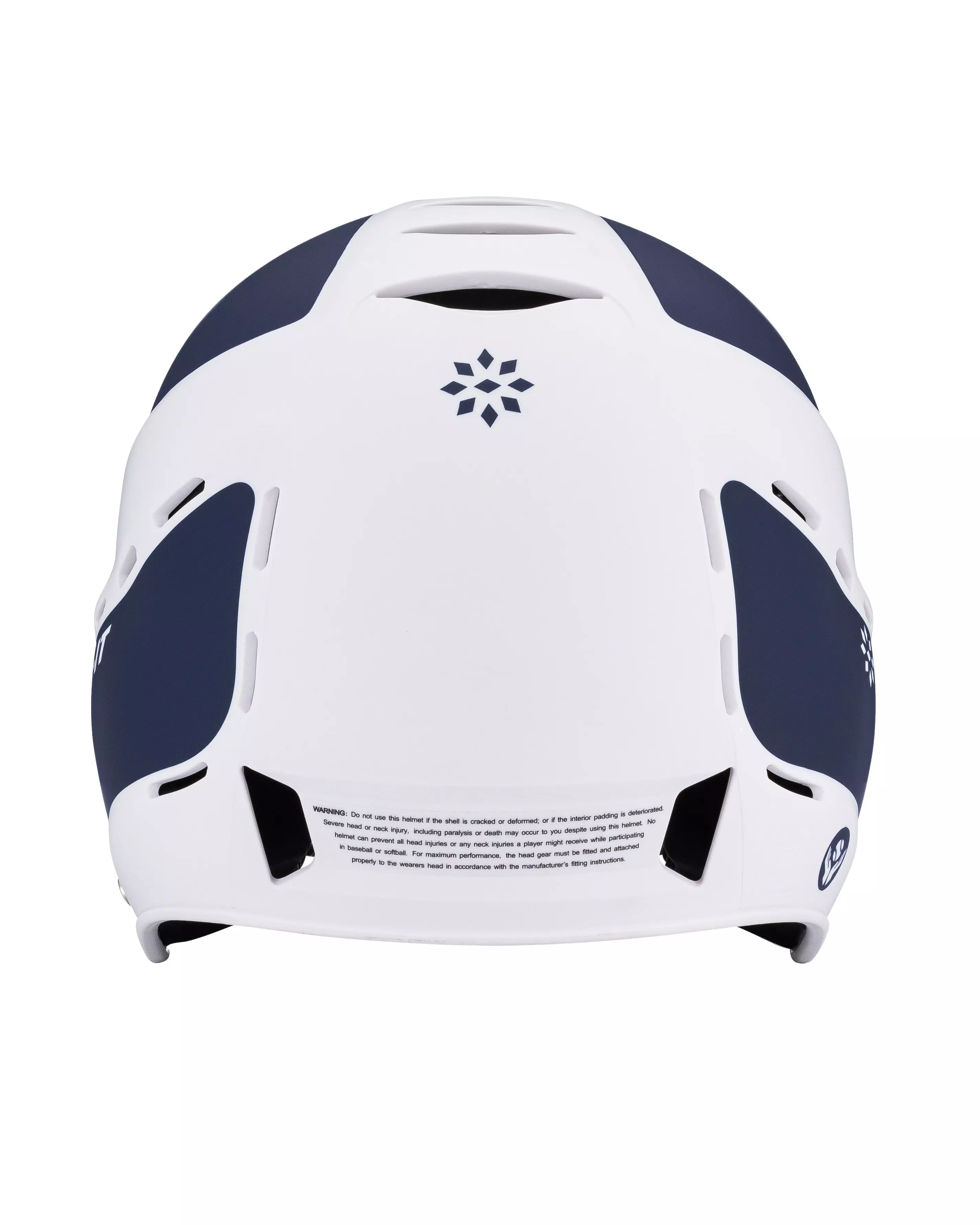 RIP-IT Vision Pro Two-Tone Matte S/M Softball Helmet - NAVY/WHITE