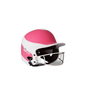 RIP-IT Vision Pro Two-Tone Matte XL Softball Helmet - Pink/White