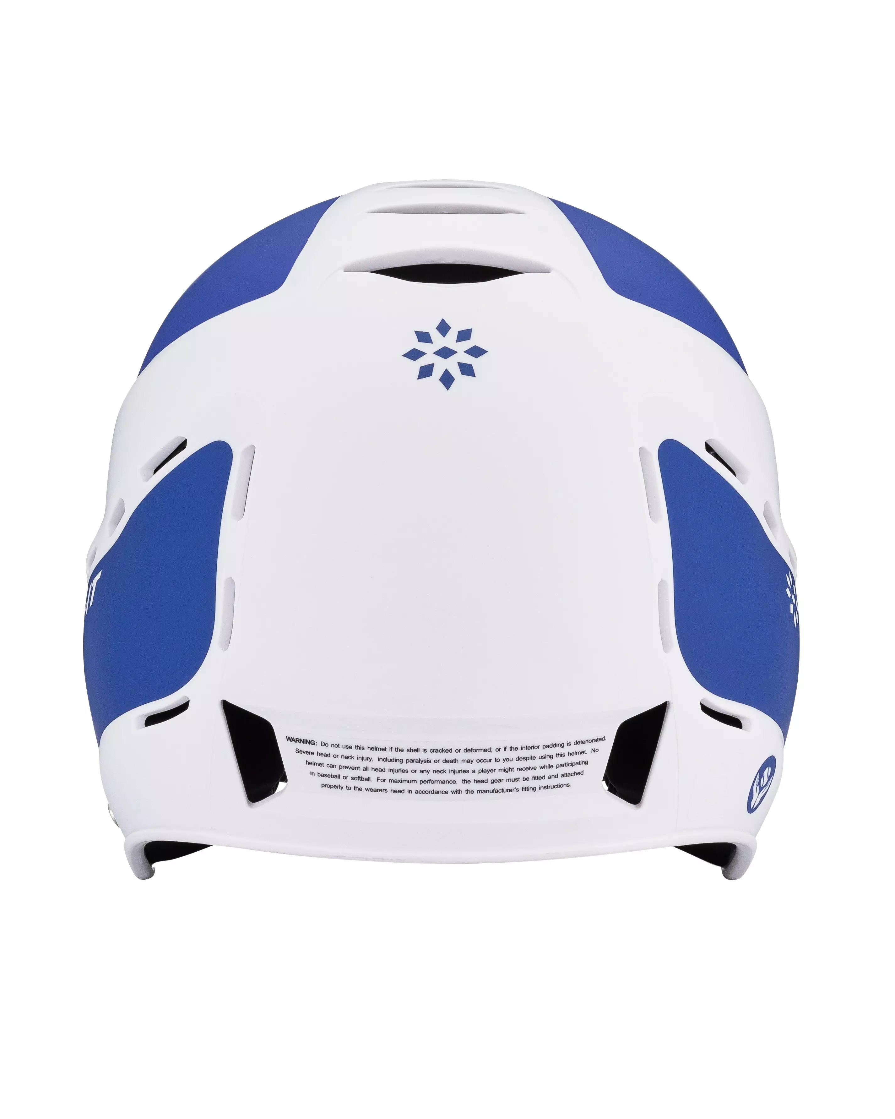 RIP-IT Vision Pro Two-Tone Matte M/L Softball Helmet - ROYAL/WHITE
