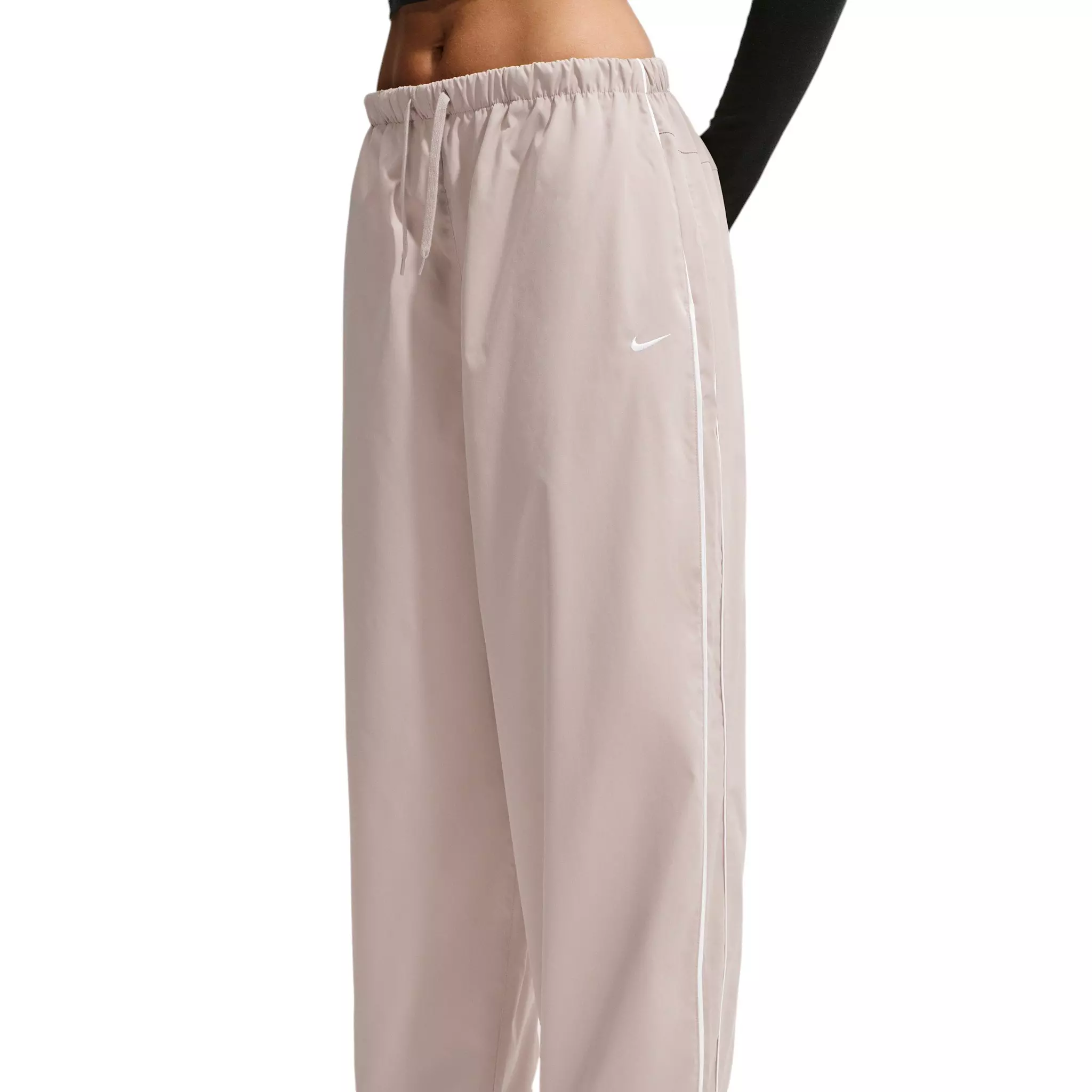Nike Women's Sportswear Loose High-Waisted Track Pants - Cream - CREAM