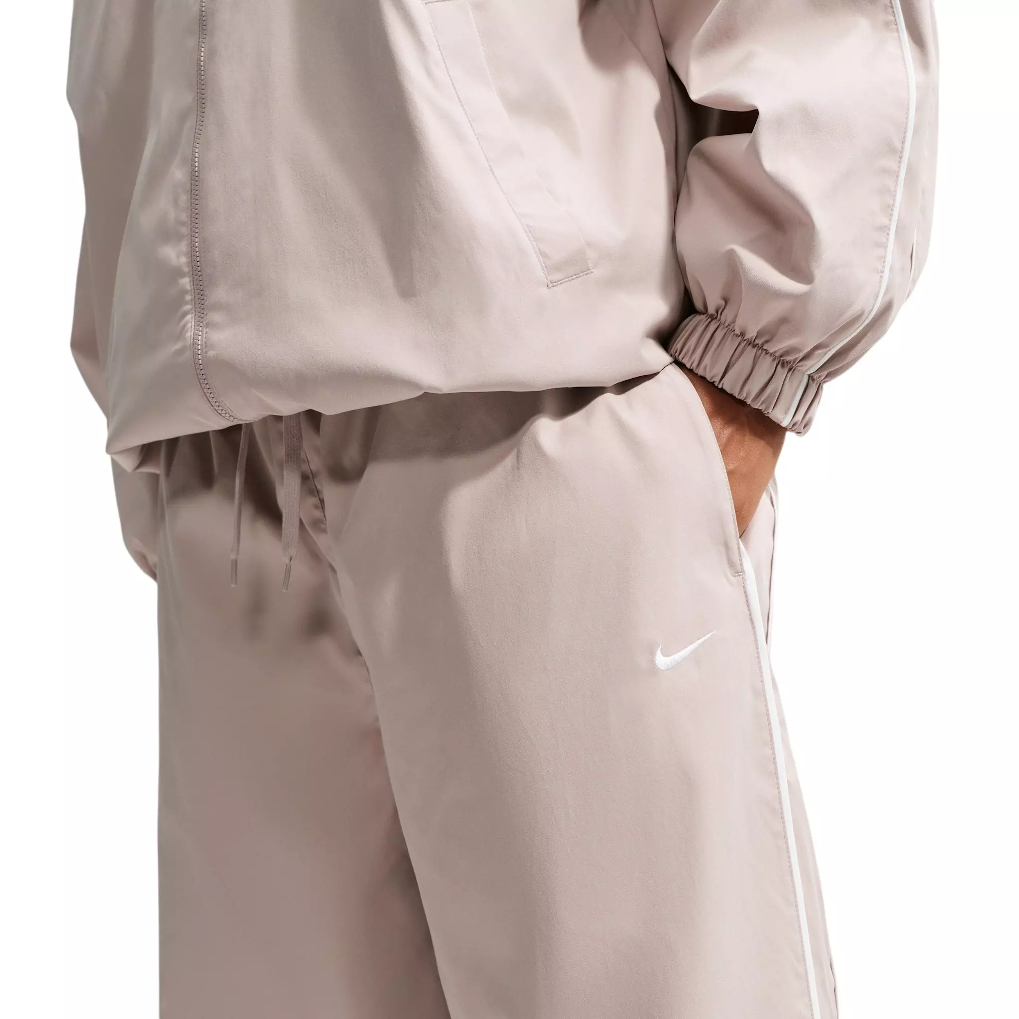 Nike Women's Sportswear Loose High-Waisted Track Pants - Cream - CREAM