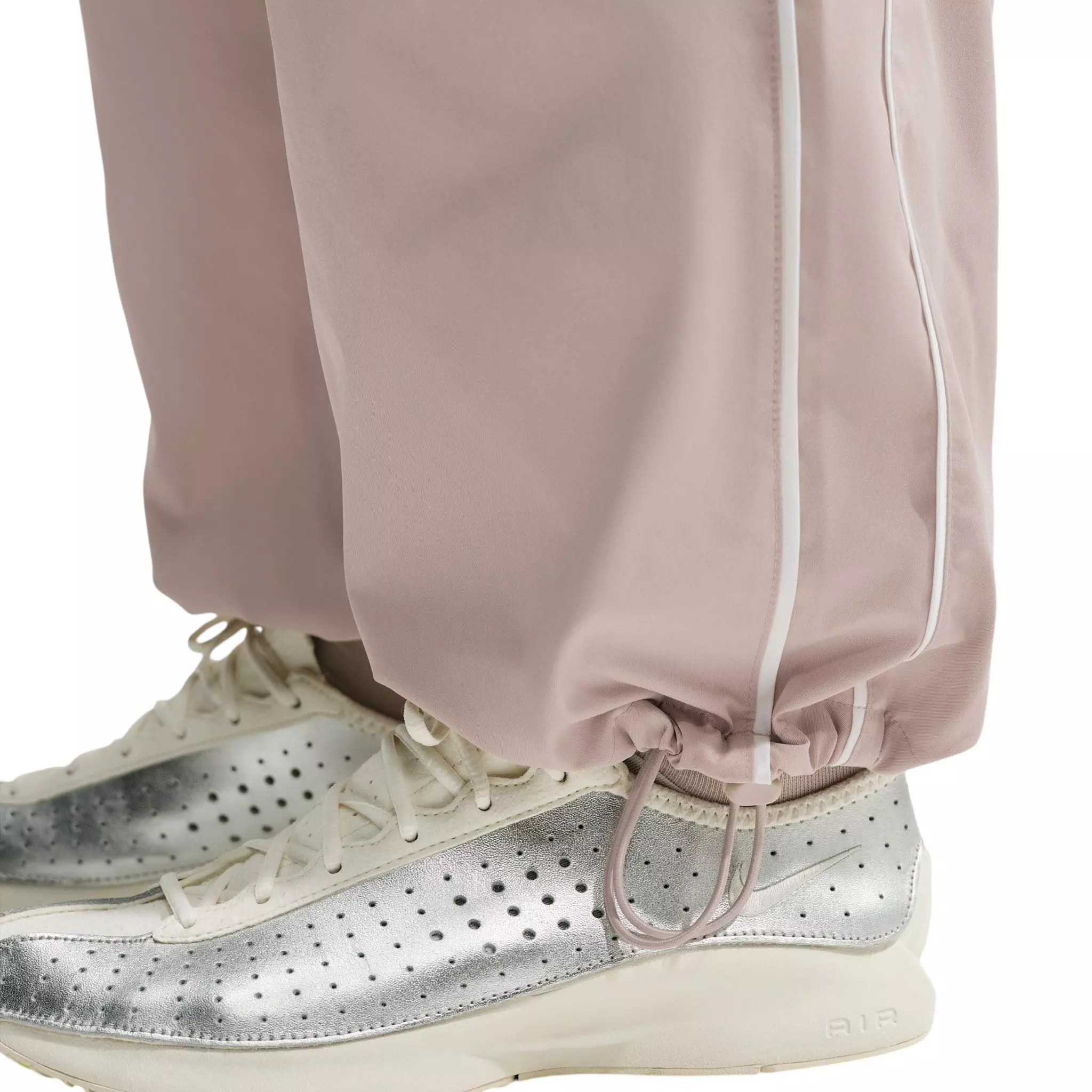 Nike Women's Sportswear Loose High-Waisted Track Pants - Cream - CREAM