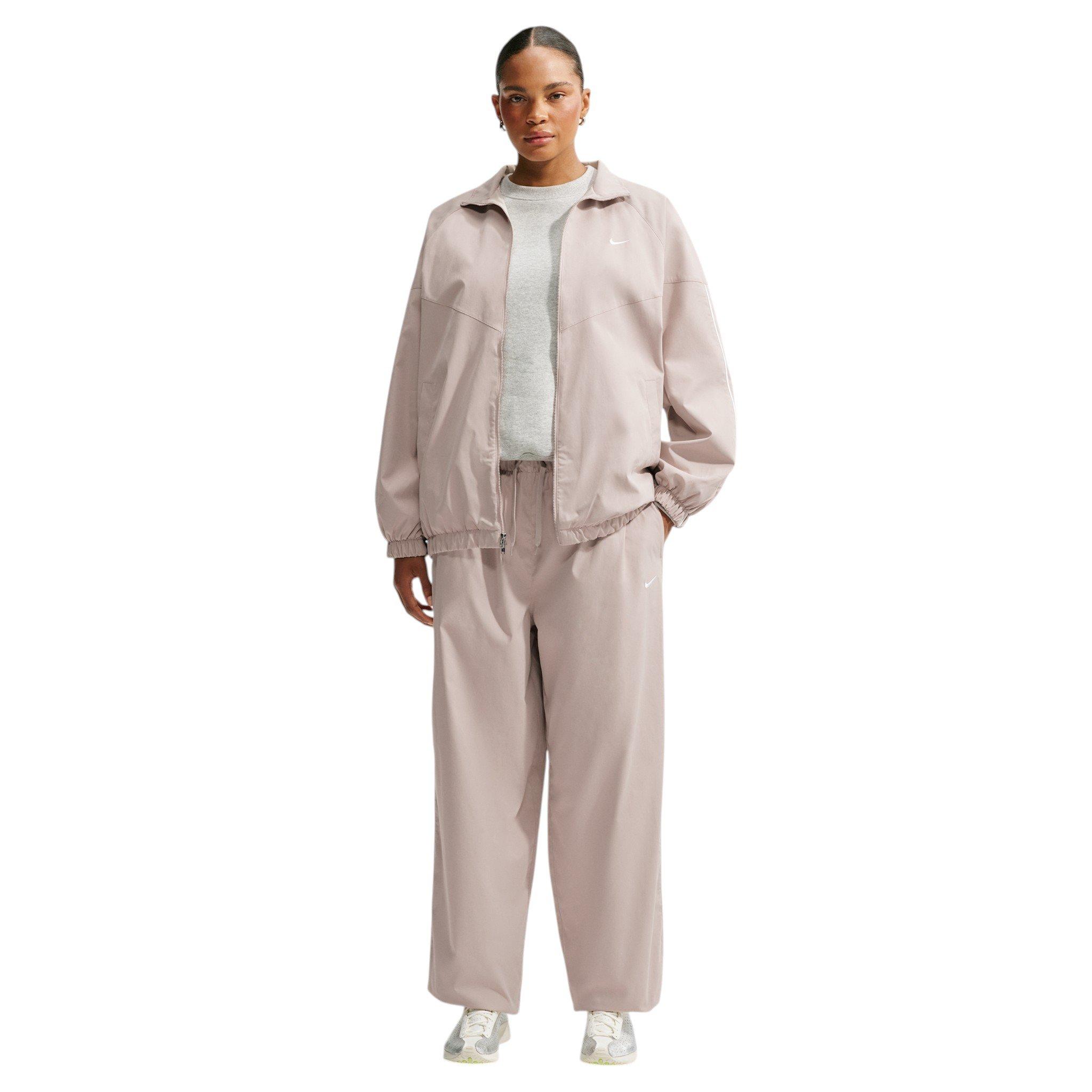 Nike Women's Sportswear Loose High-Waisted Track Pants - Cream - CREAM