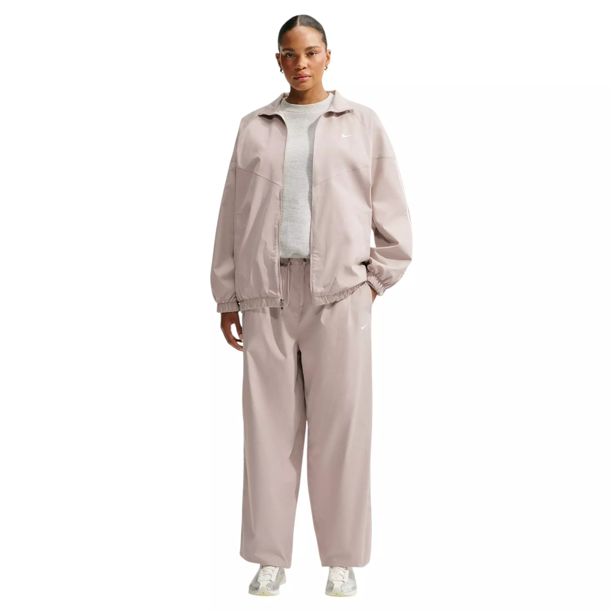 Nike Women's Sportswear Loose High-Waisted Track Pants - Cream - CREAM
