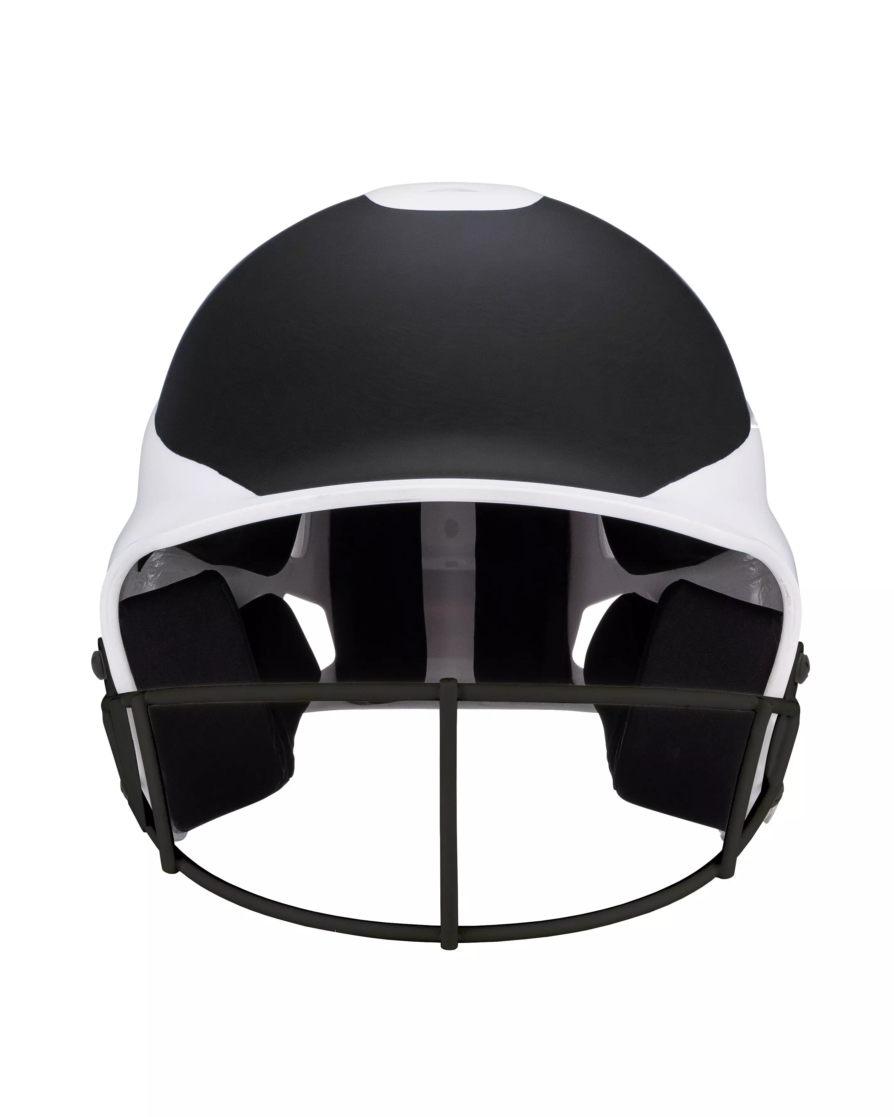 RIP-IT Vision Pro Two-Tone Matte XL Softball Helmet - Black/White - BLACK/WHITE