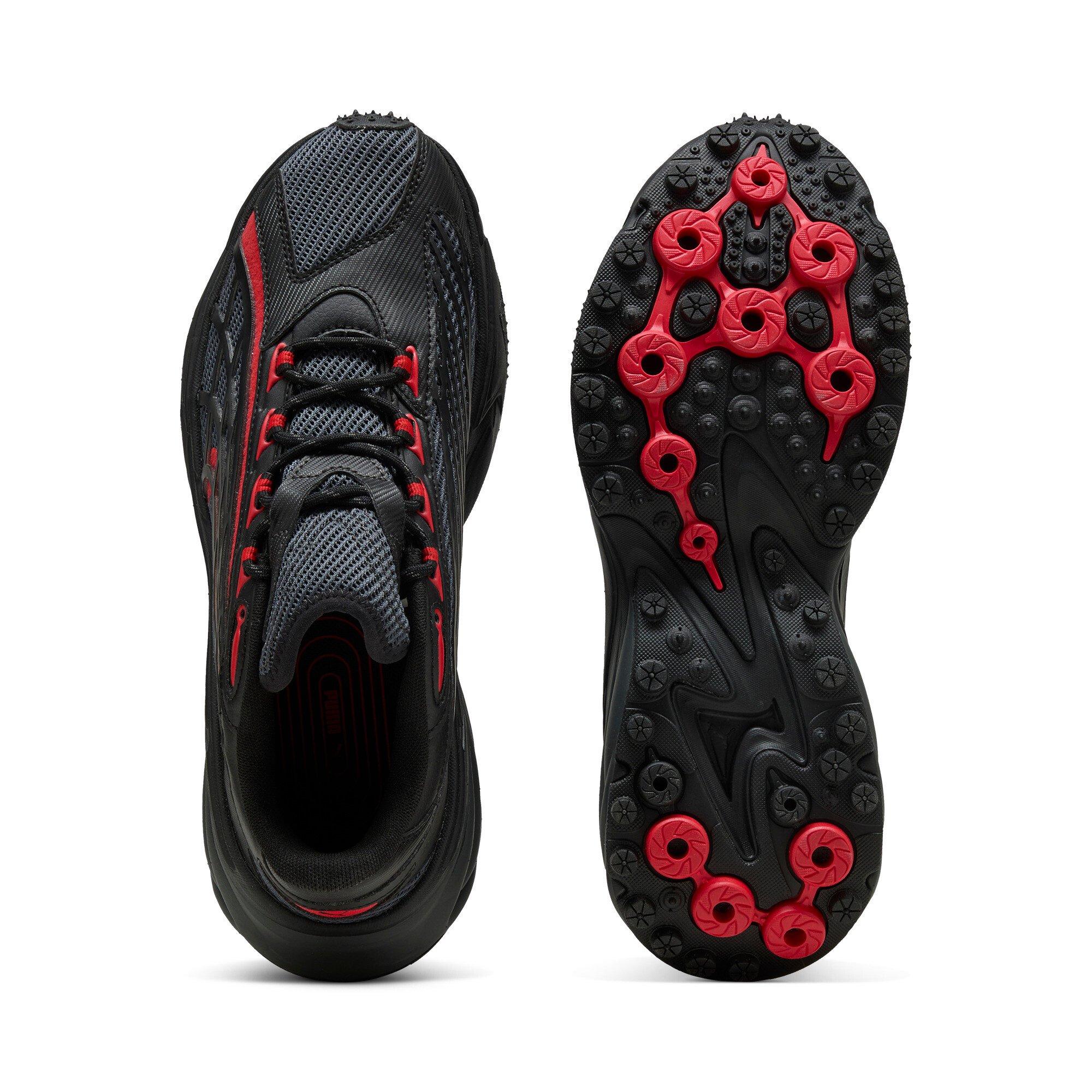PUMA Spirex Ultra Mentality Men's "Shadow Grey/PUMA Black/PUMA Red" Shoe