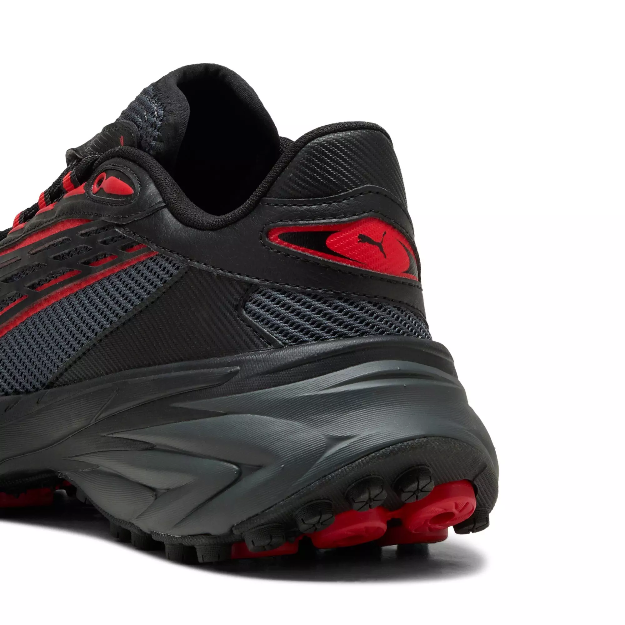 PUMA Spirex Ultra Mentality "Shadow Grey/PUMA Black/PUMA Red" Men's Shoe - GREY/BLACK/RED