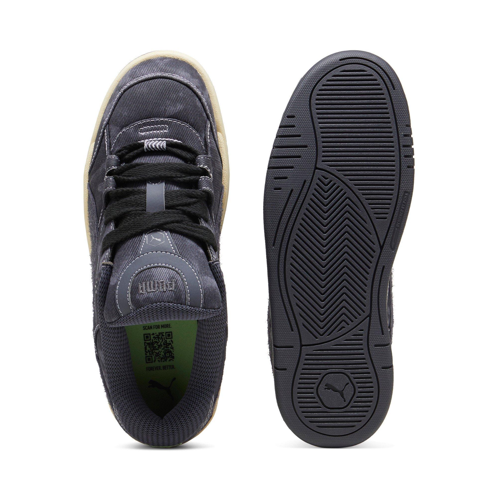 PUMA 180 Acid Wash "Galactic Grey/Midnight Plum" Men's Shoe - GREY/PLUM Thumbnail View 4