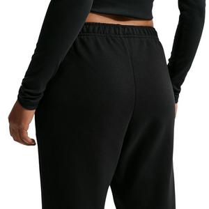 Nike Women's Studio Fleece Med-Weight Mid-Rise Joggers - Black - BLACK