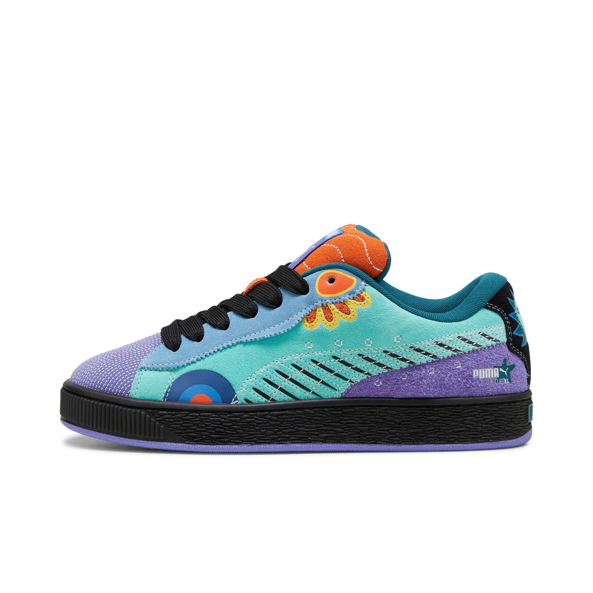 PUMA Suede XL DDLM "Mint/Dark Amethyst" Men's Shoe - MINT/DK AMETHYST Thumbnail View 2