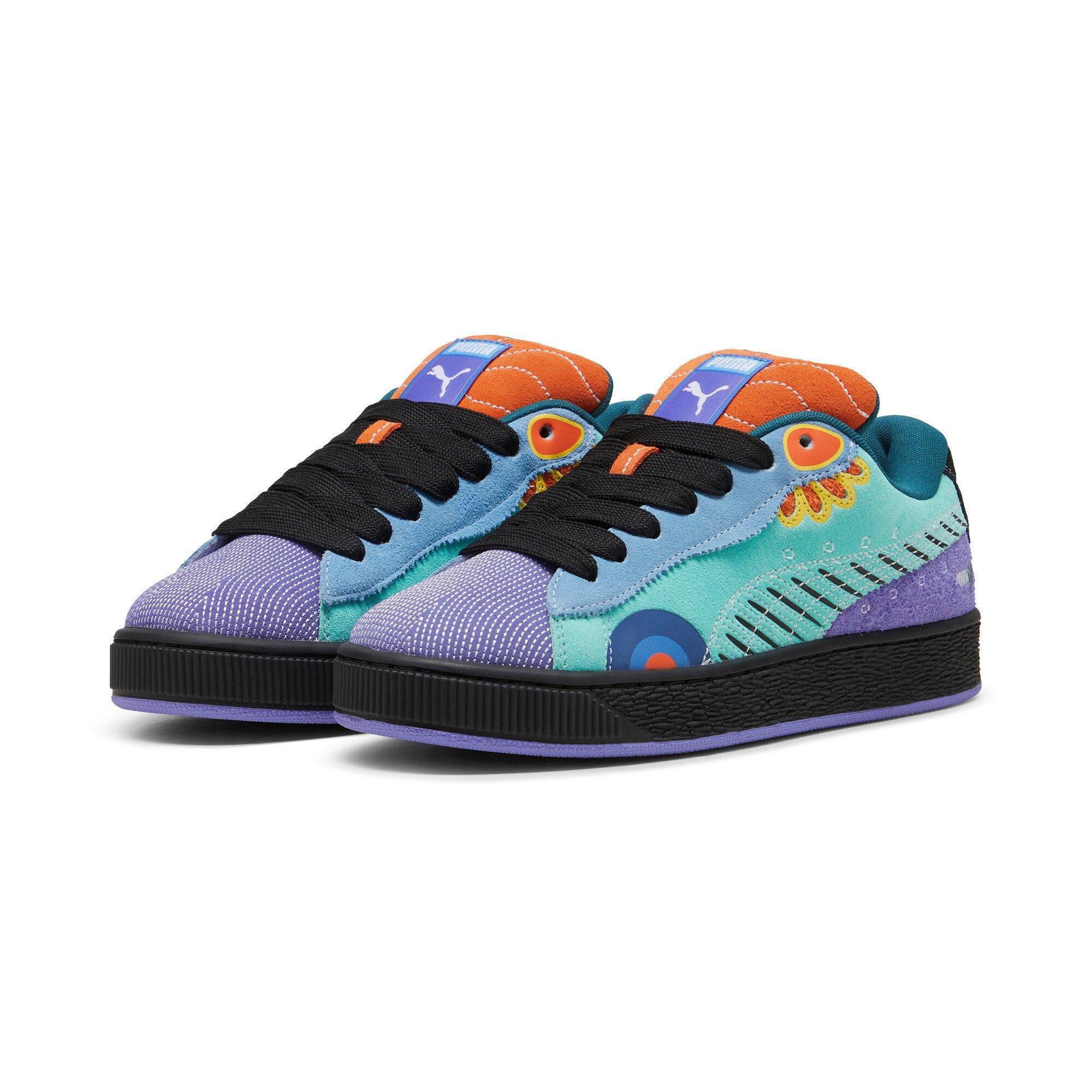 PUMA Suede XL DDLM "Mint/Dark Amethyst" Men's Shoe - MINT/DK AMETHYST Thumbnail View 3