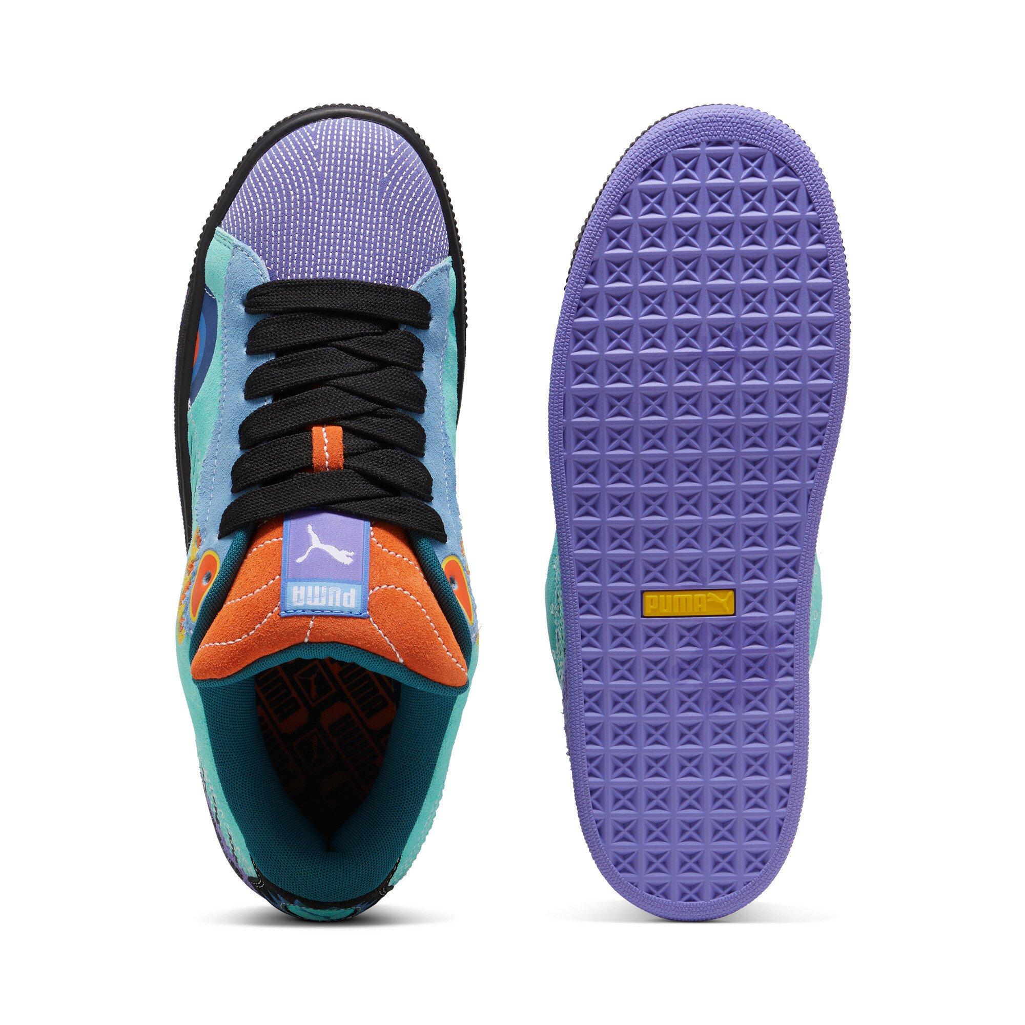 PUMA Suede XL DDLM "Mint/Dark Amethyst" Men's Shoe - MINT/DK AMETHYST Thumbnail View 4