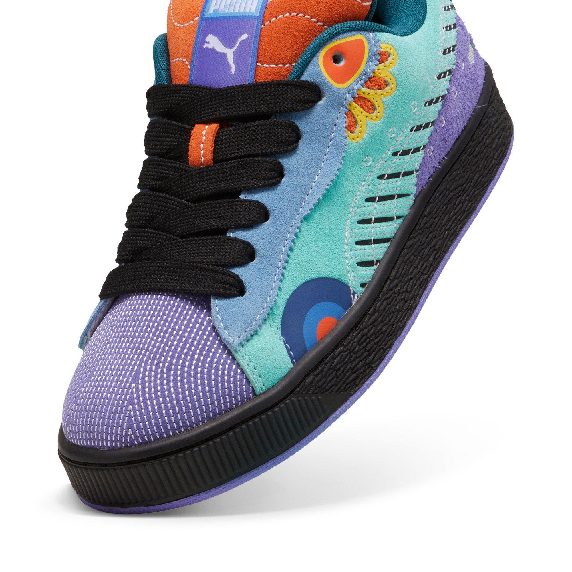 PUMA Suede XL DDLM "Mint/Dark Amethyst" Men's Shoe - MINT/DK AMETHYST Thumbnail View 5