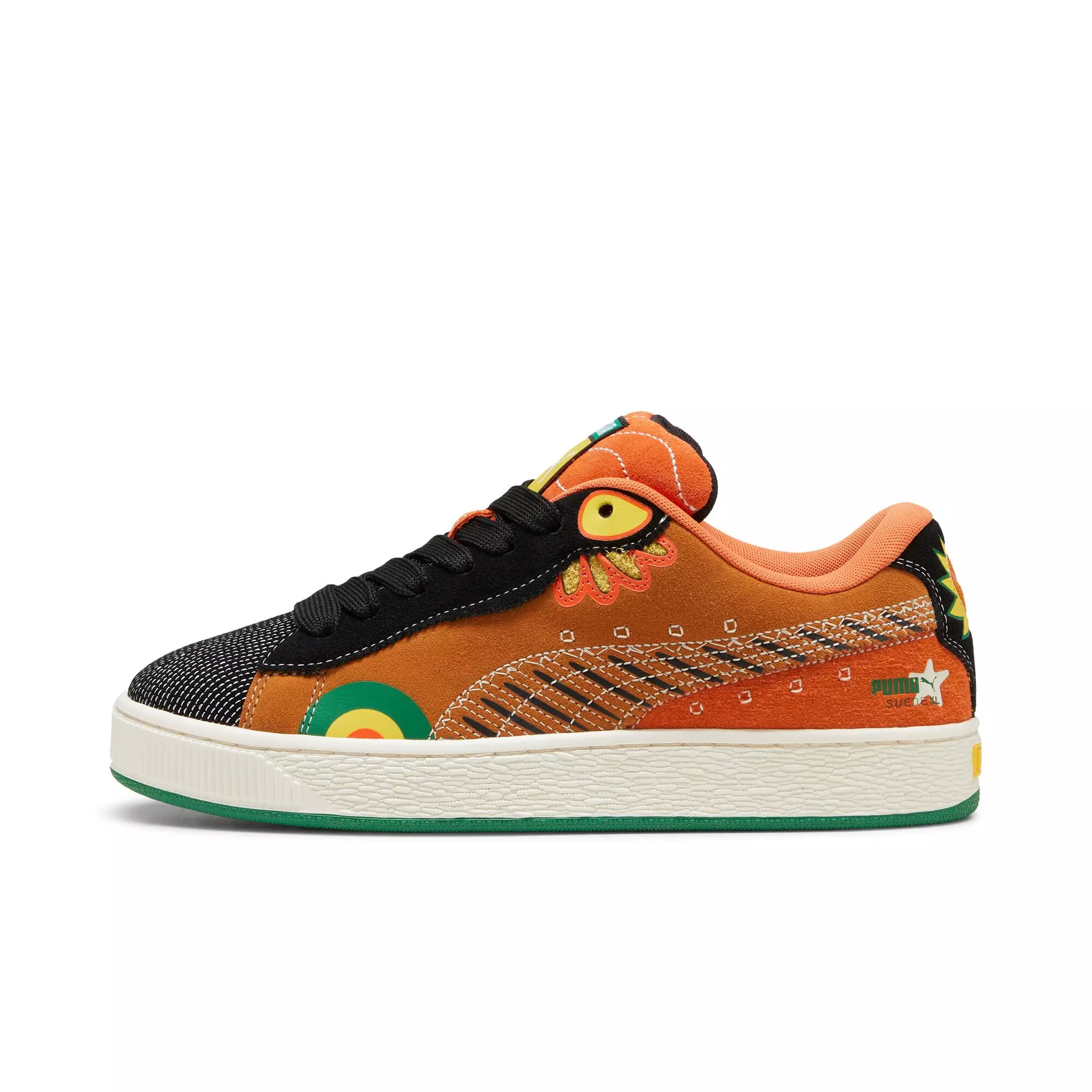 PUMA Suede XL DDLM "Caramel Latte/PUMA Black" Men's Shoe - LATTE/BLACK