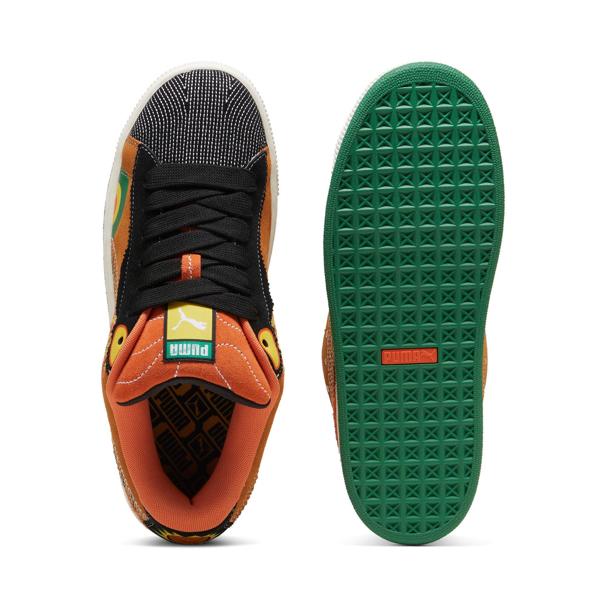 PUMA Suede XL DDLM "Caramel Latte/PUMA Black" Men's Shoe - LATTE/BLACK Thumbnail View 4