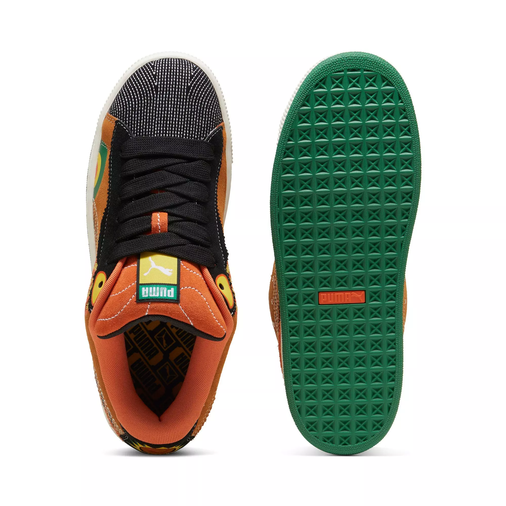 PUMA Suede XL DDLM "Caramel Latte/PUMA Black" Men's Shoe - LATTE/BLACK