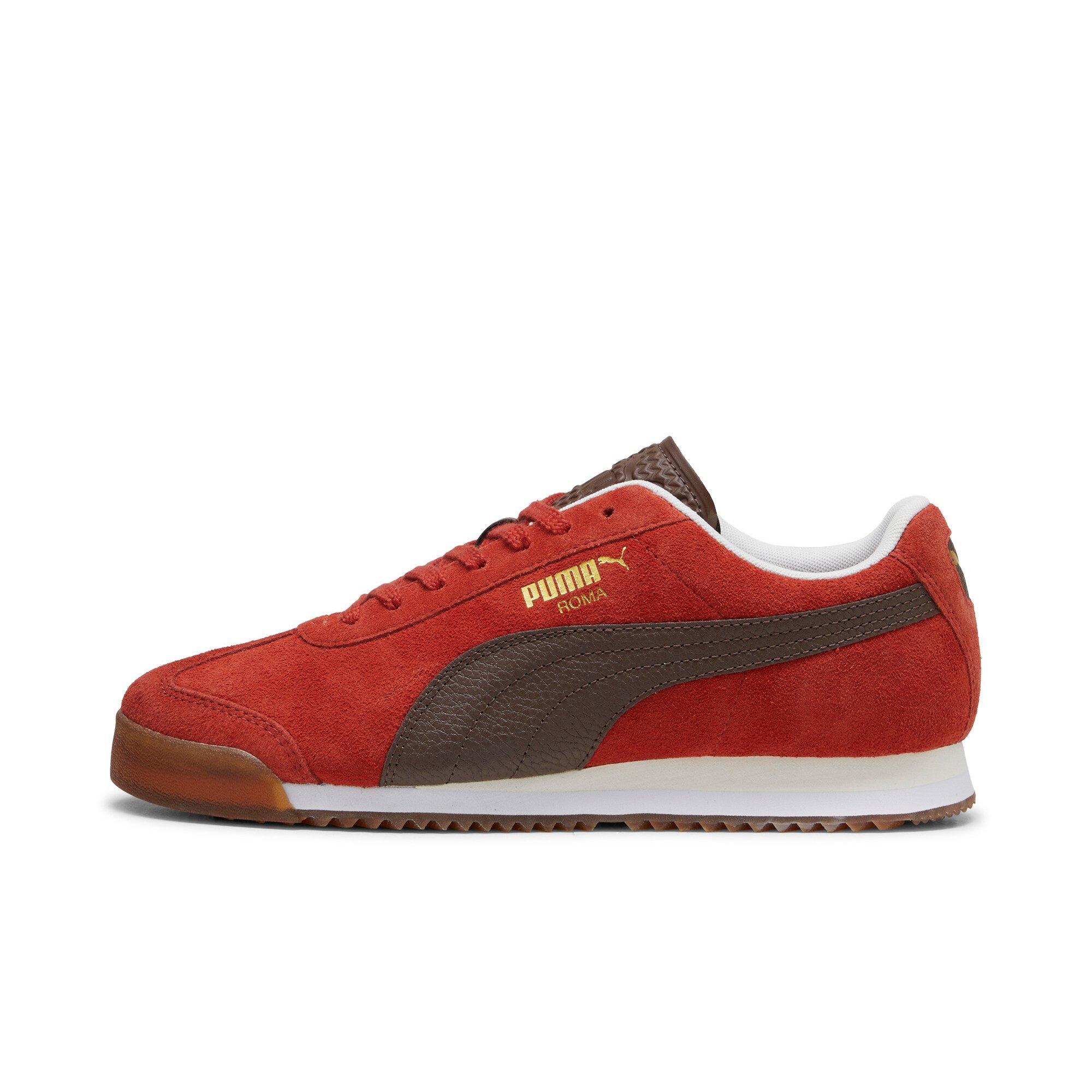 PUMA Roma Suede "Mars Red/Espresso Brown/Gum" Men's Shoe - RED/BROWN/GUM Thumbnail View 2