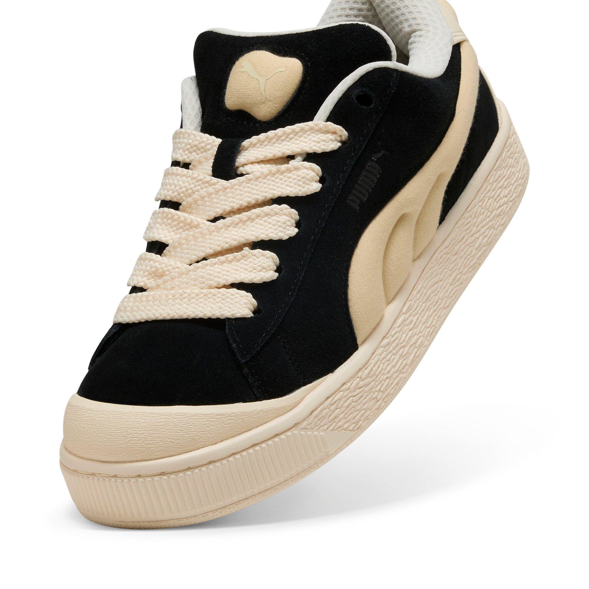 PUMA Suede XL Crush Preserves "PUMA Black/Chamomile/Sugared Almond" Men's Shoe - BLACK/CHAMOMILE/ALMOND Thumbnail View 5