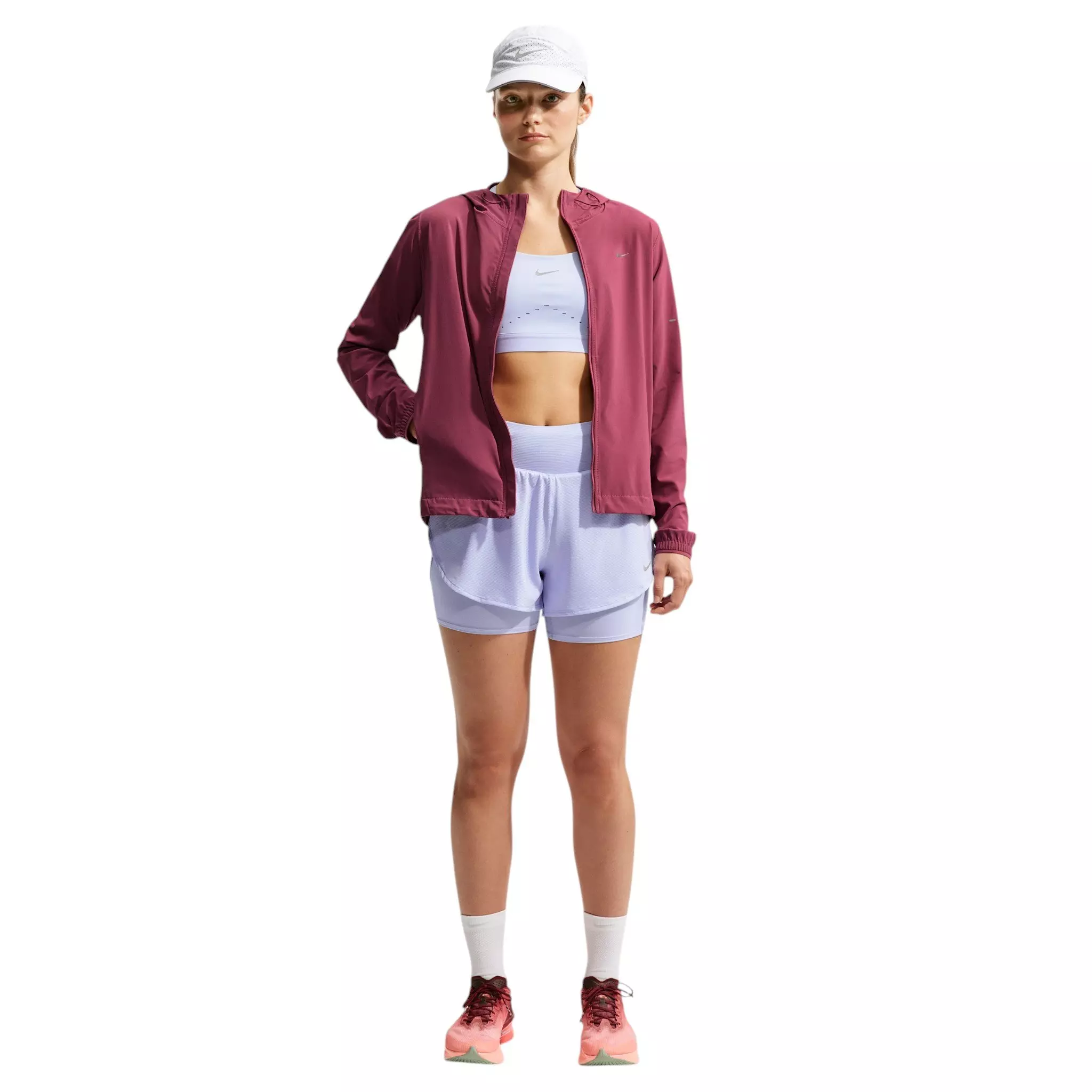 Nike Women's Swift Repel Packable Running Jacket - Pink Smoke - PINK SMOKE