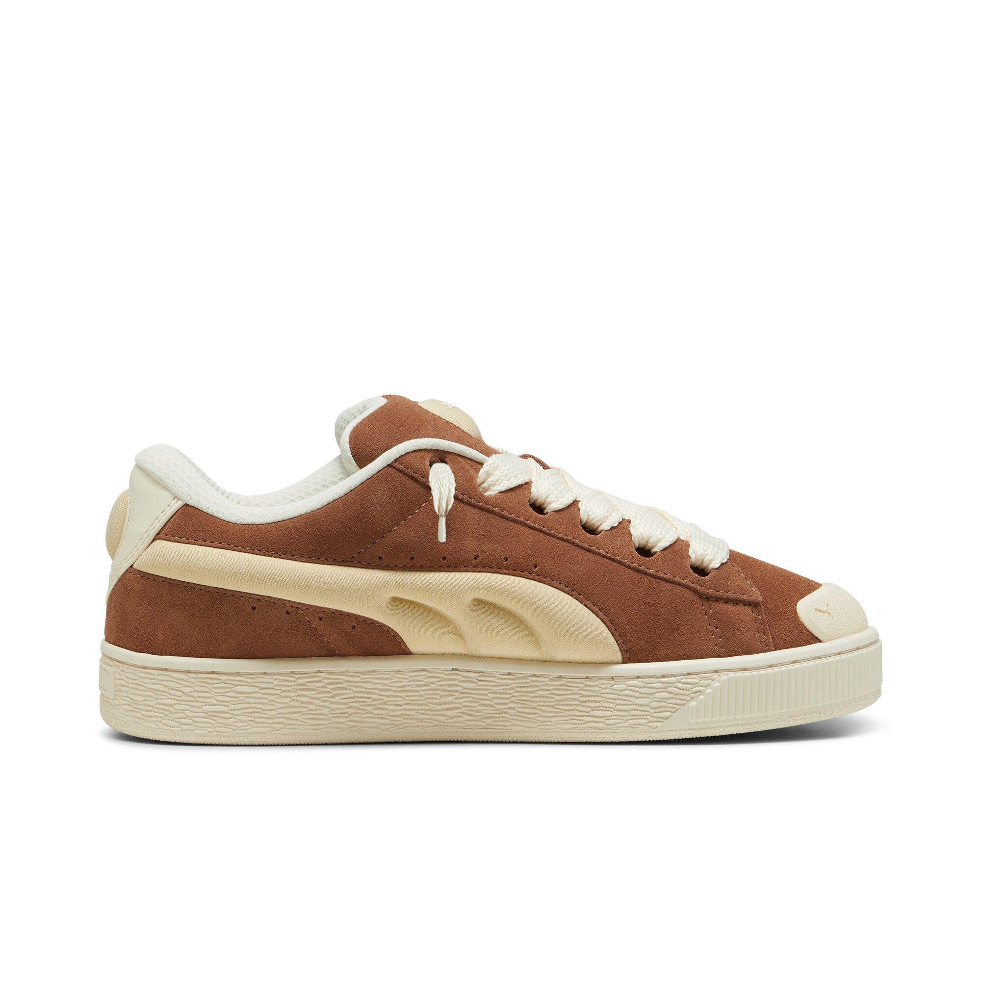 PUMA Suede XL Crush Preserves "Brown Mushroom/Chamomile/Sugared Almond" Men's Shoe - BROWN/CHAMOMILE/ALMOND