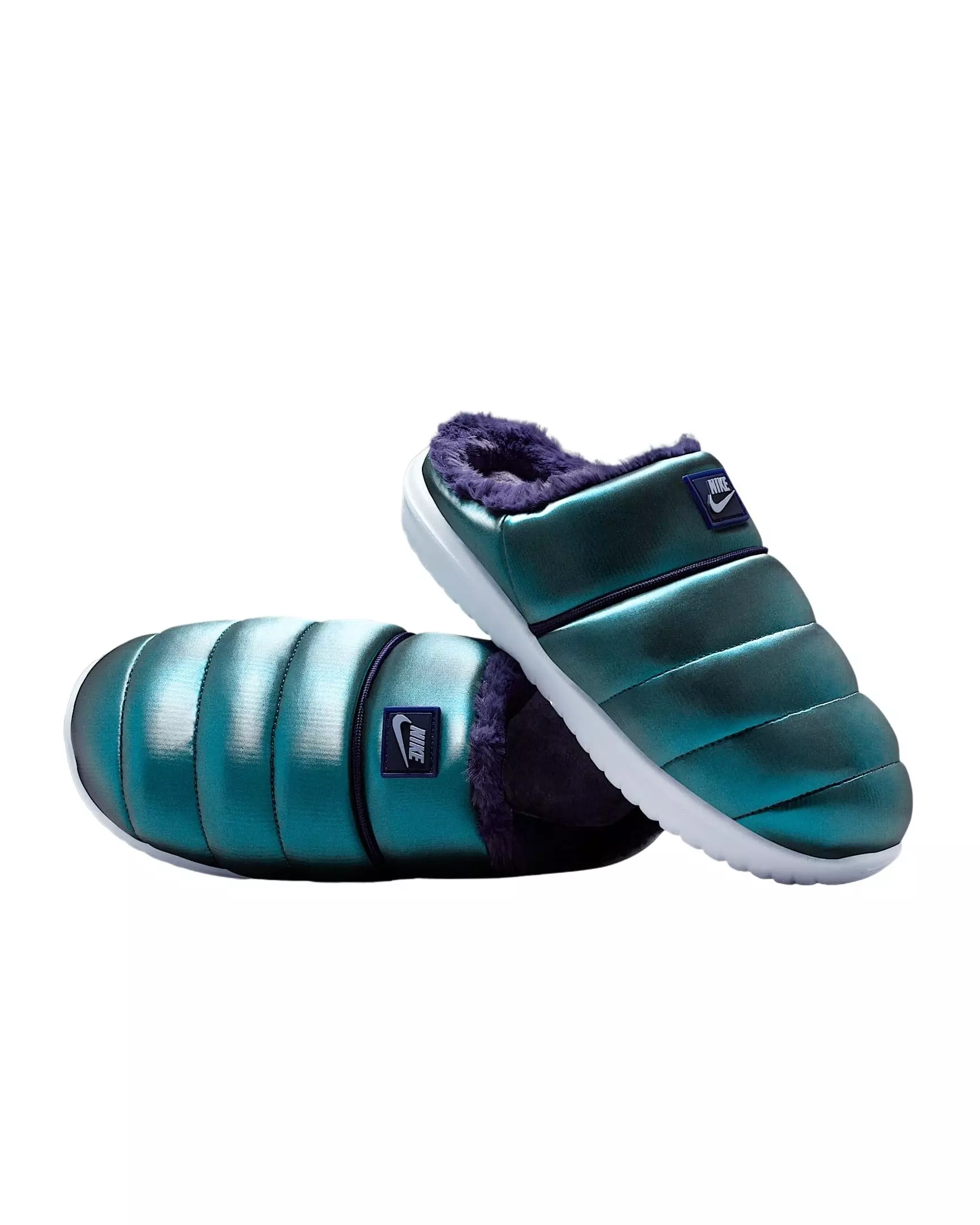 Nike Burrow SE "Ghost/Imperial Purple/Ghost" Women's Slipper - GHOST/PURPLE/GHOST