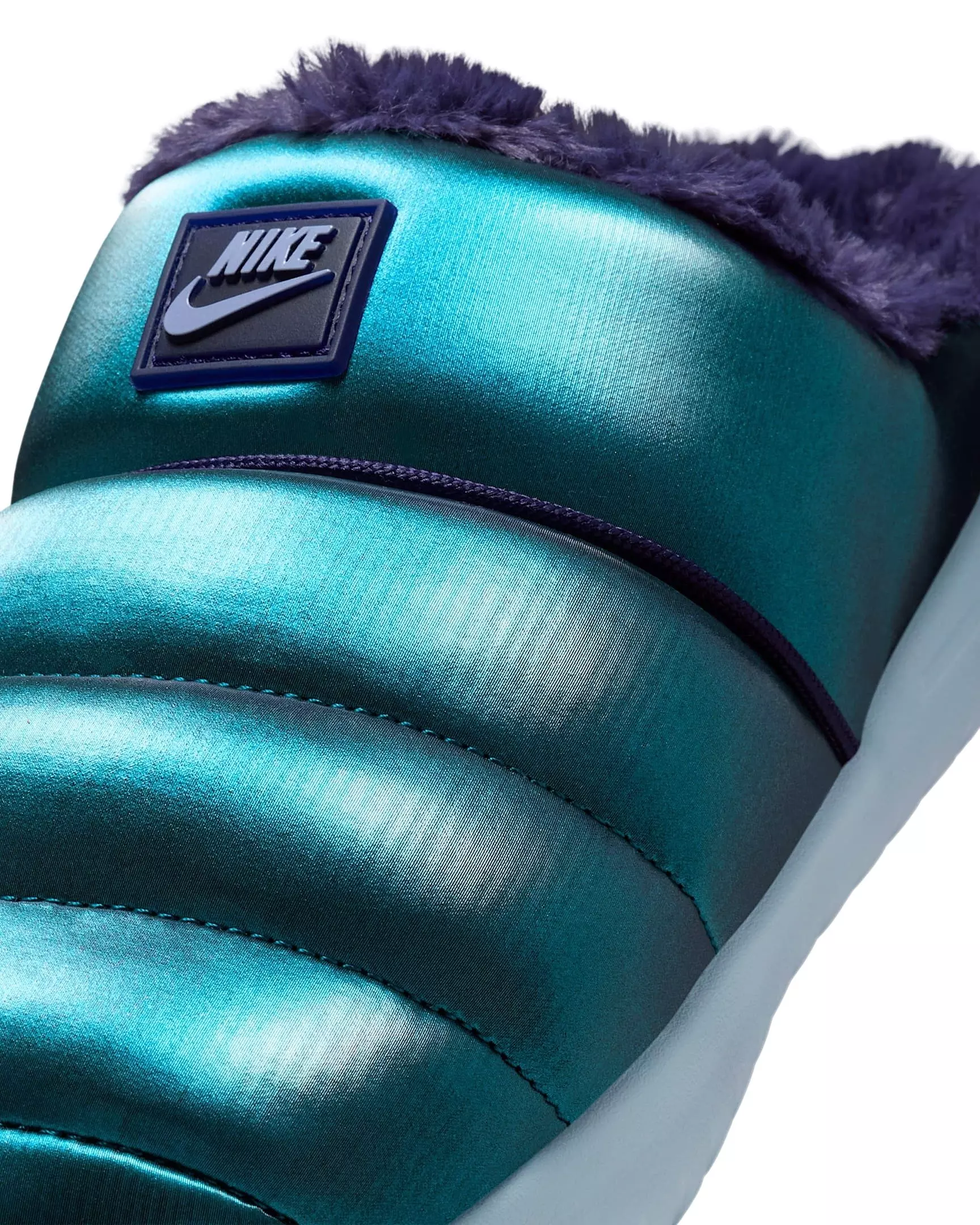 Nike Burrow SE "Ghost/Imperial Purple/Ghost" Women's Slipper - GHOST/PURPLE/GHOST