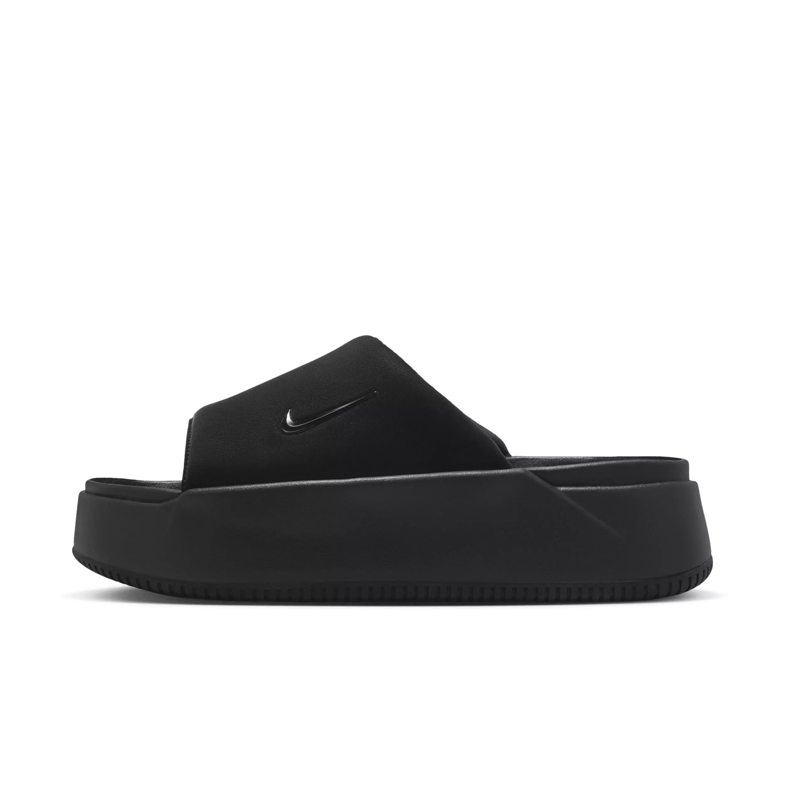 Nike Calm Elevation "Black/Black" Women's Slide - BLACK/BLACK